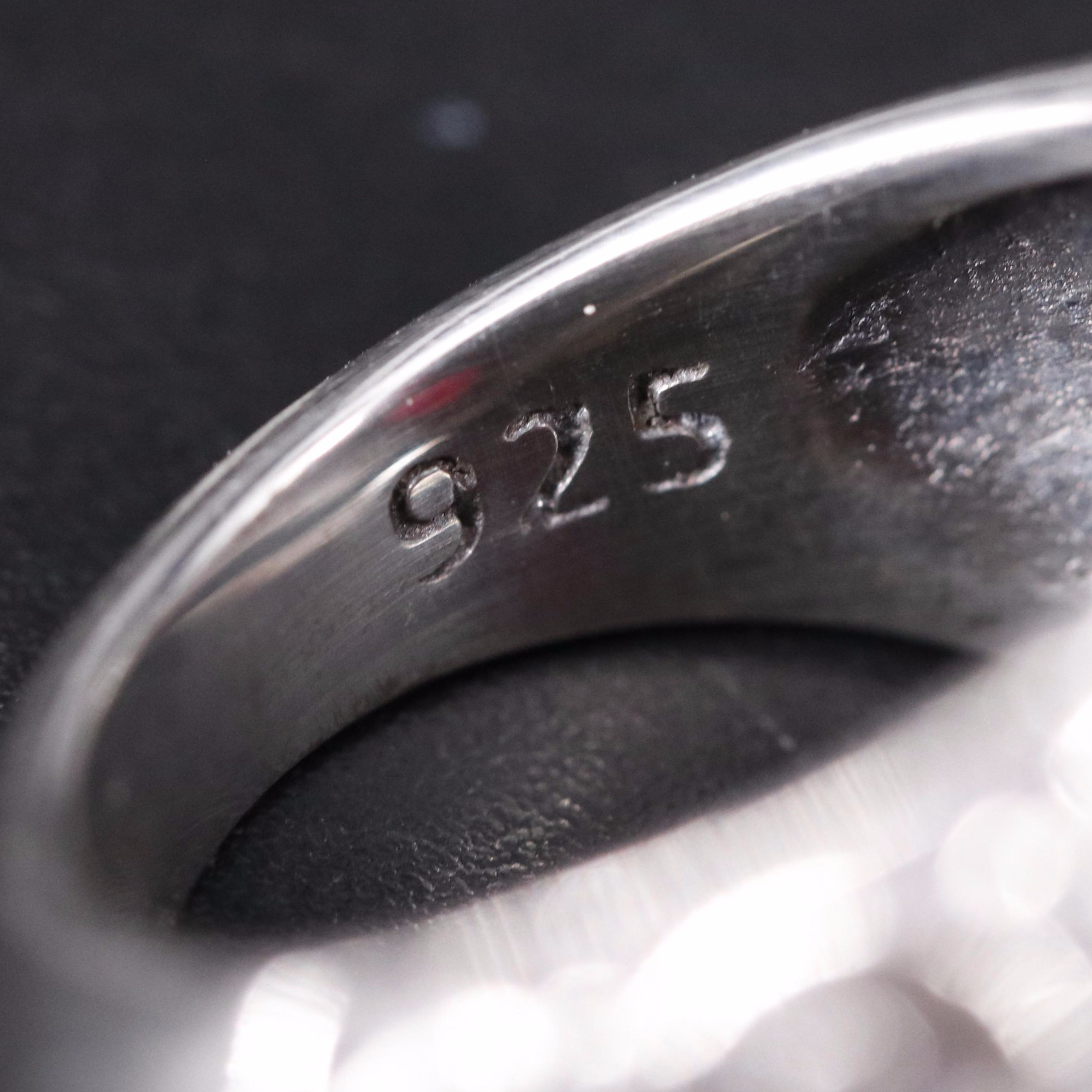 Sterling Silver Ruby Ring