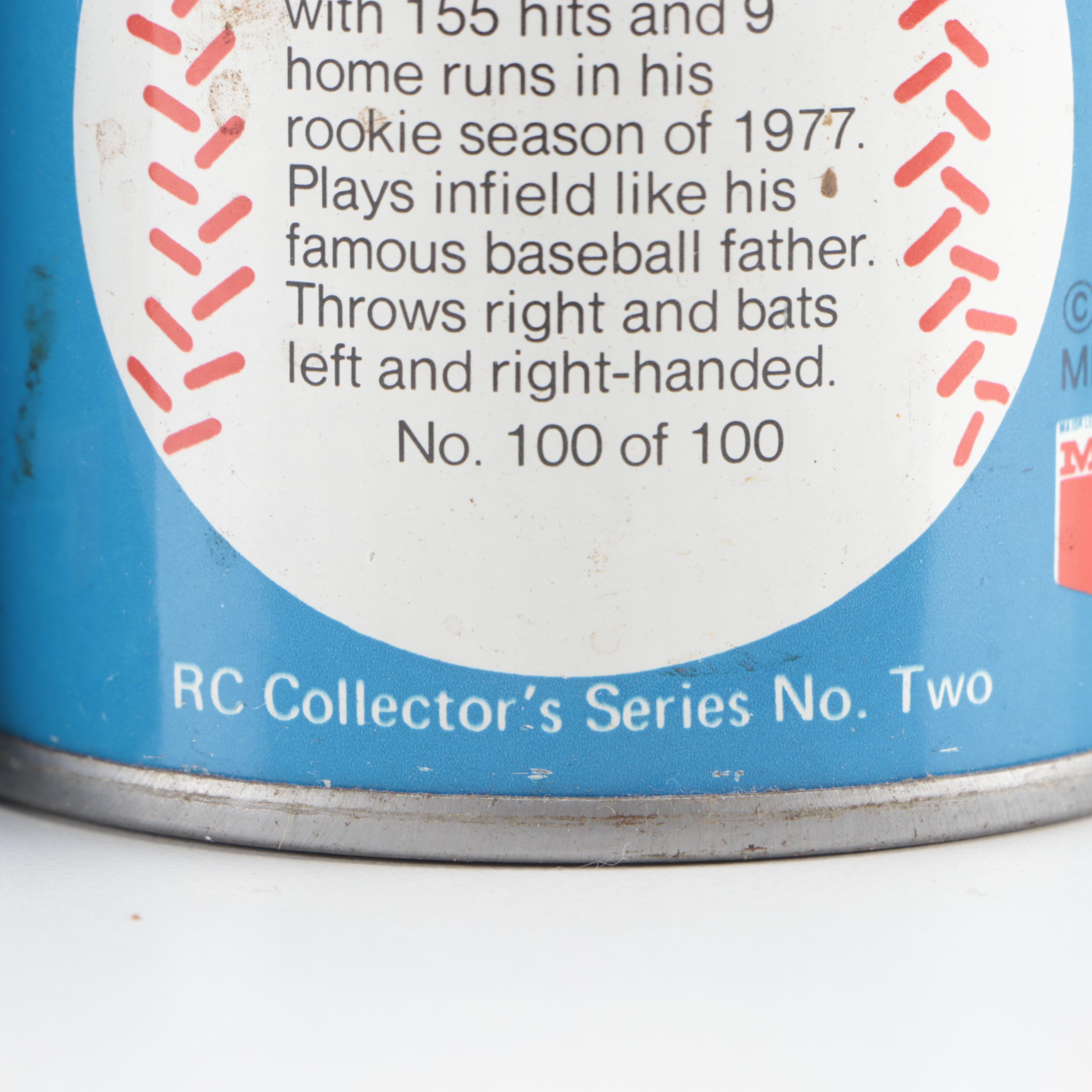 RC Cola Baseball Themed Collector's Series Cans, 1970s