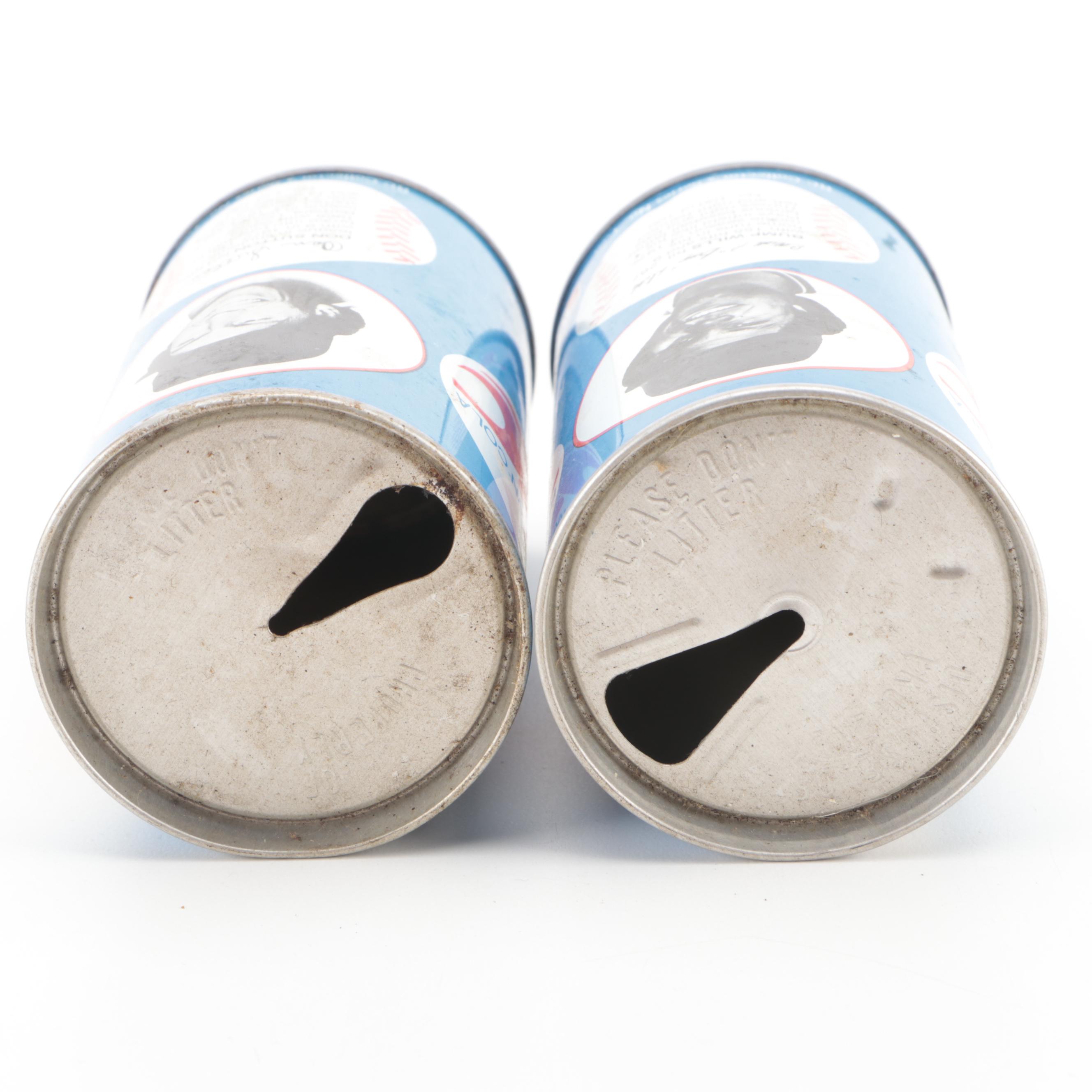 RC Cola Baseball Themed Collector's Series Cans, 1970s