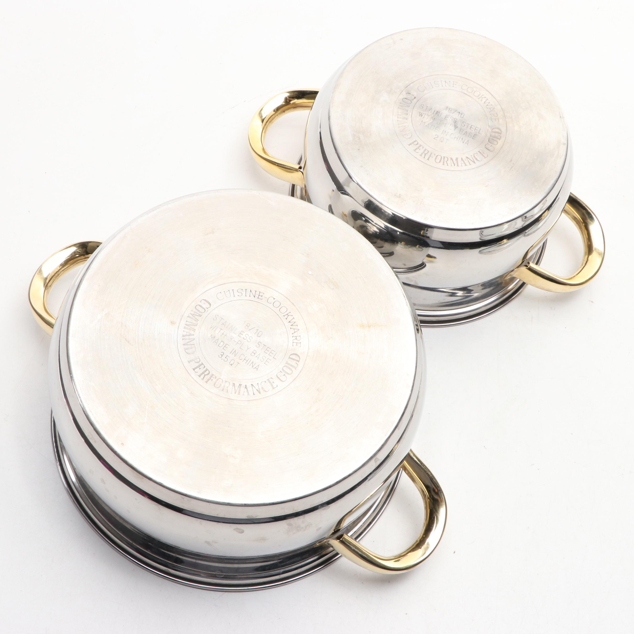 Command Performance Gold Portable Double Burner Buffet Electric Range