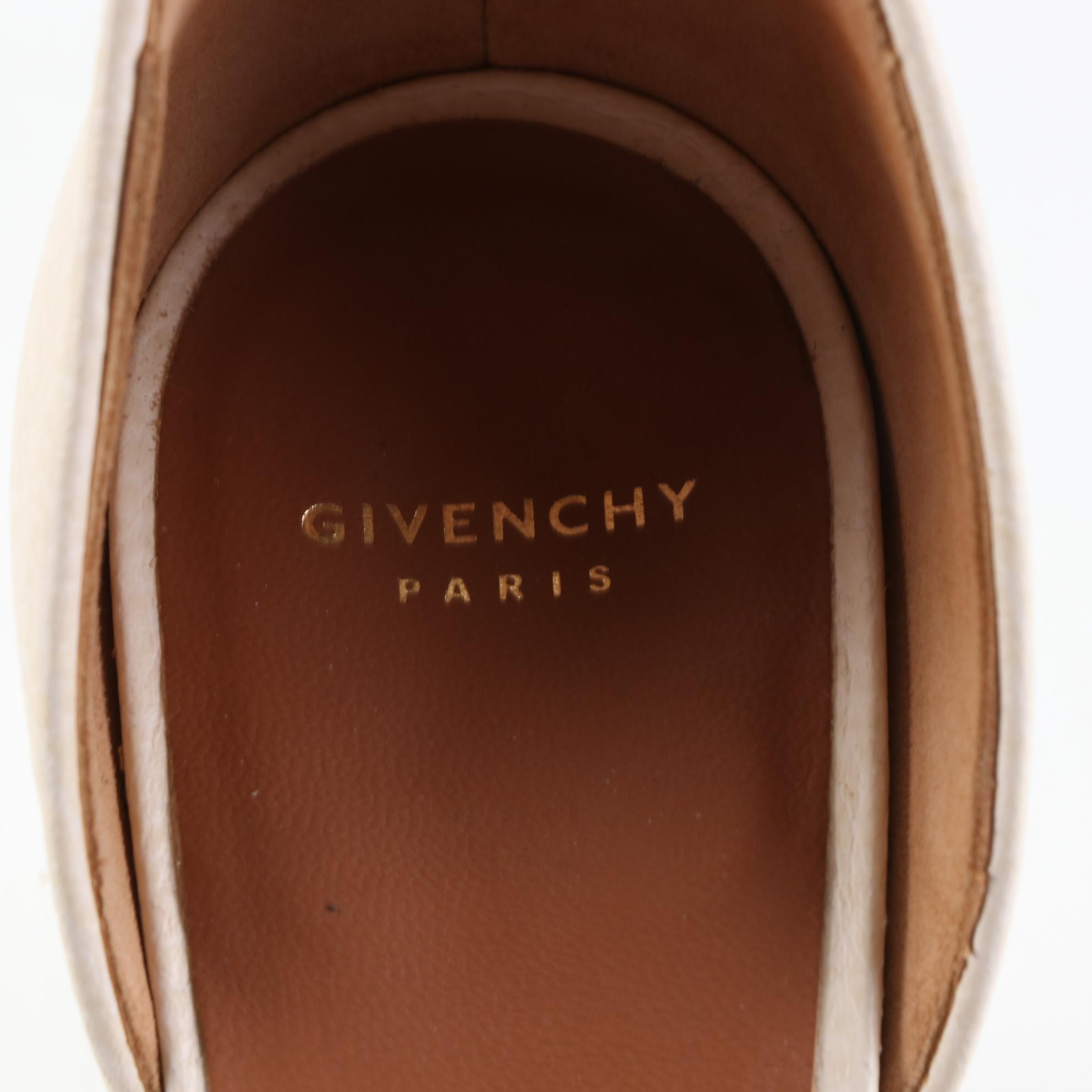 Givenchy Leather Turnlock Ankle Strap Heels