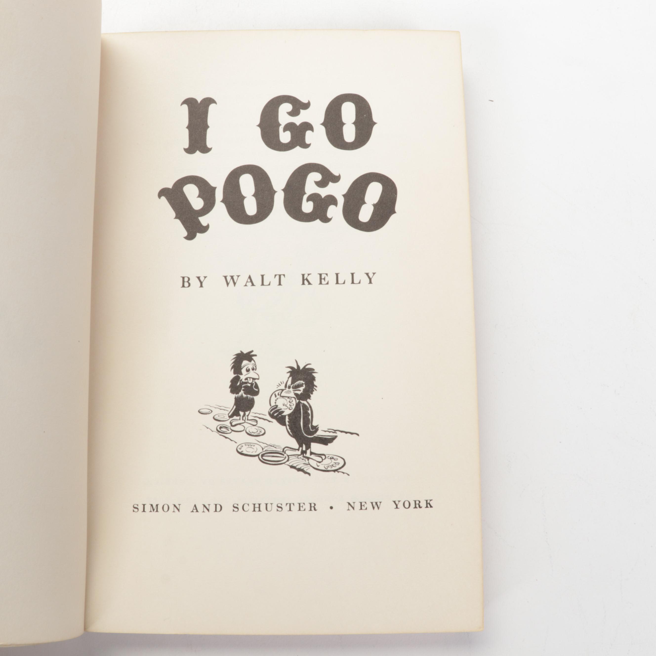"Pogo" Series Books by Walt Kelly Including "I Go Pogo," 1952