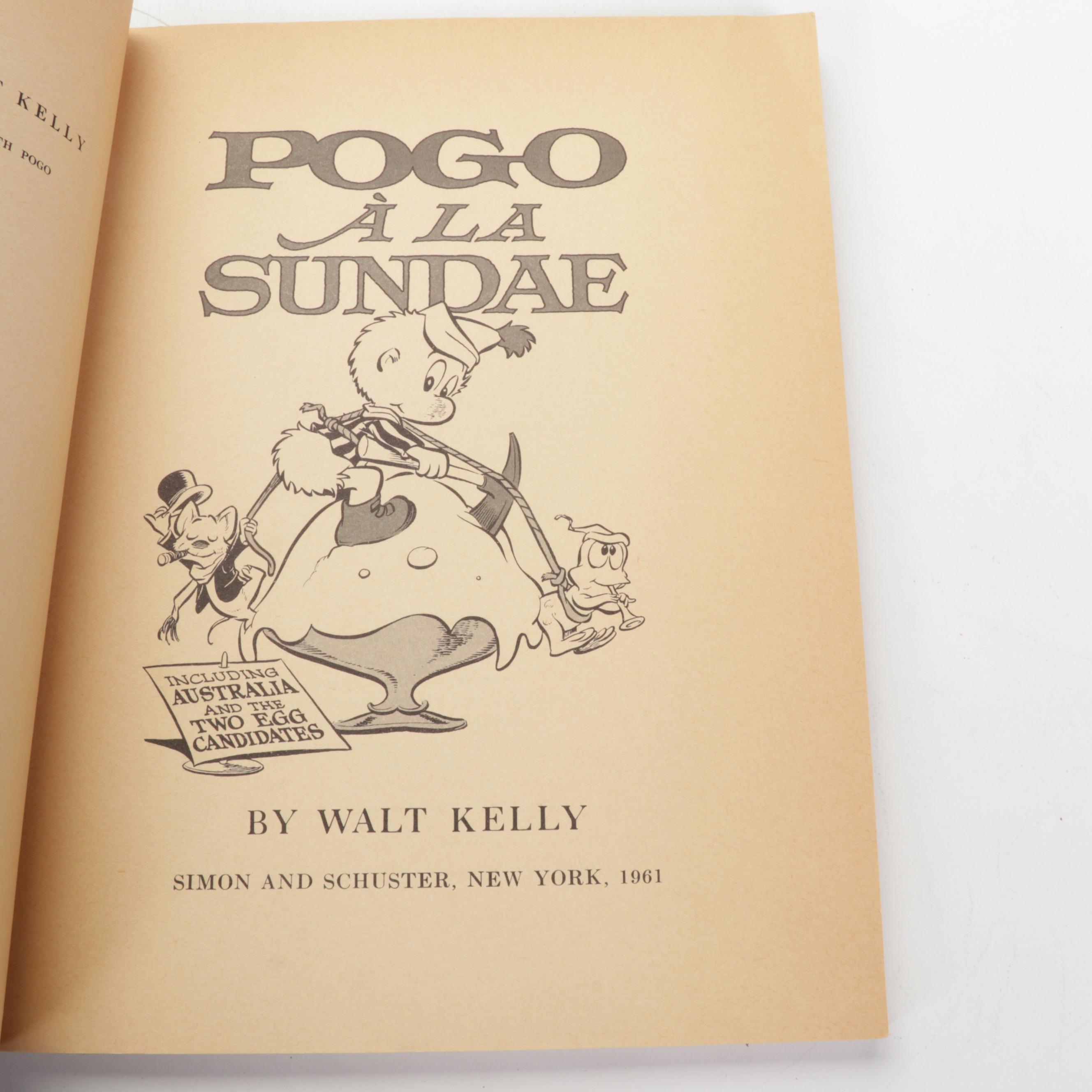"Pogo" Series Books by Walt Kelly Including "I Go Pogo," 1952