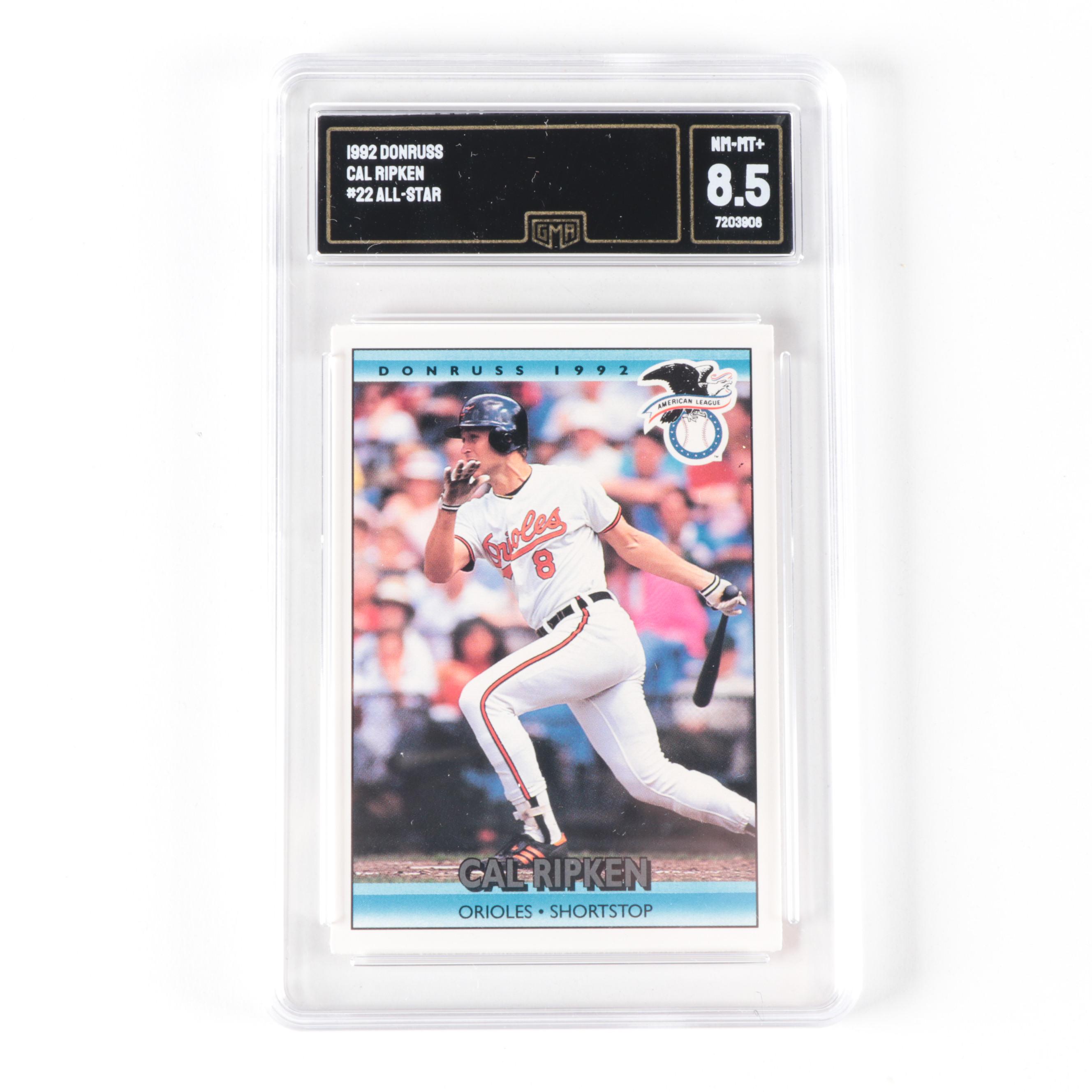 1992 Donruss Slabbed Cal Ripken #22 All-Star Baseball Card