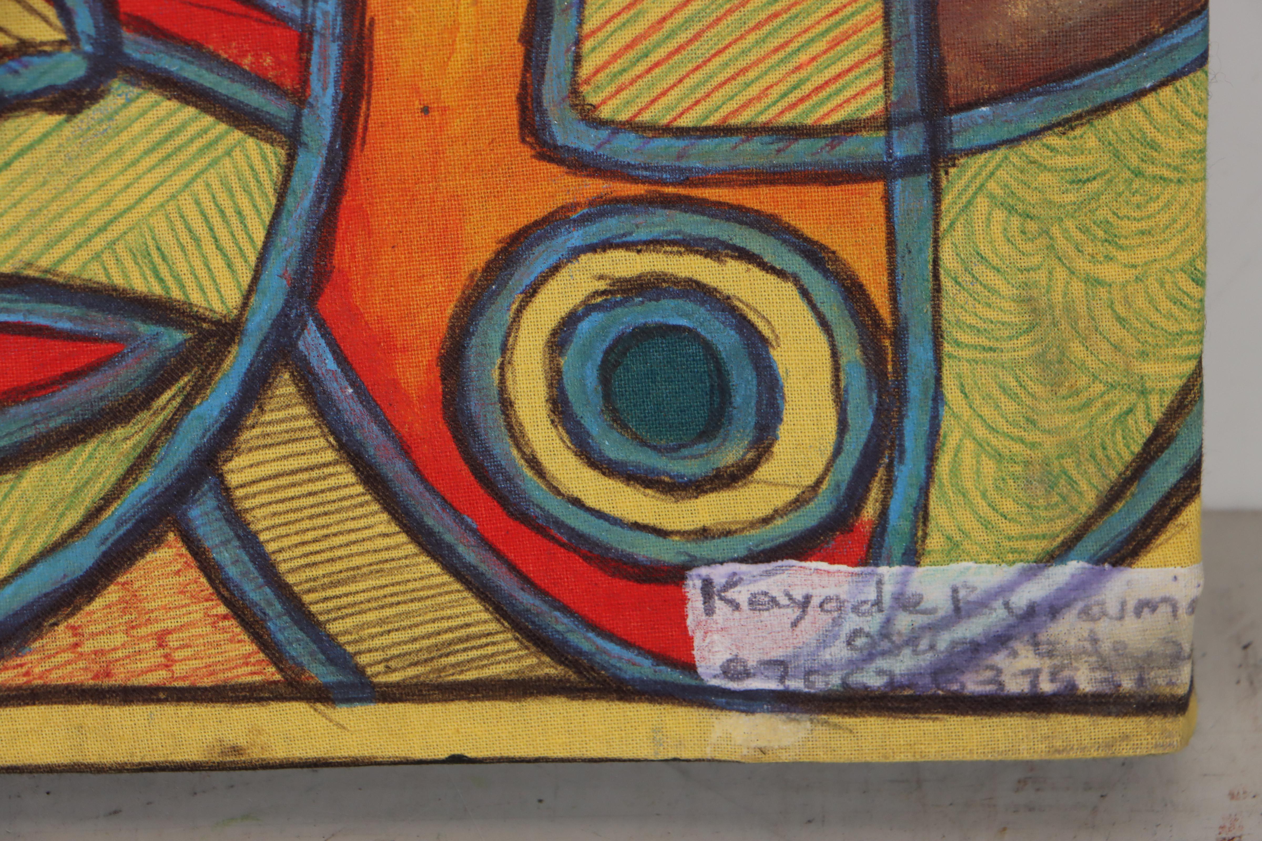 Kayode Buraimoh Mixed Media Painting, 2013