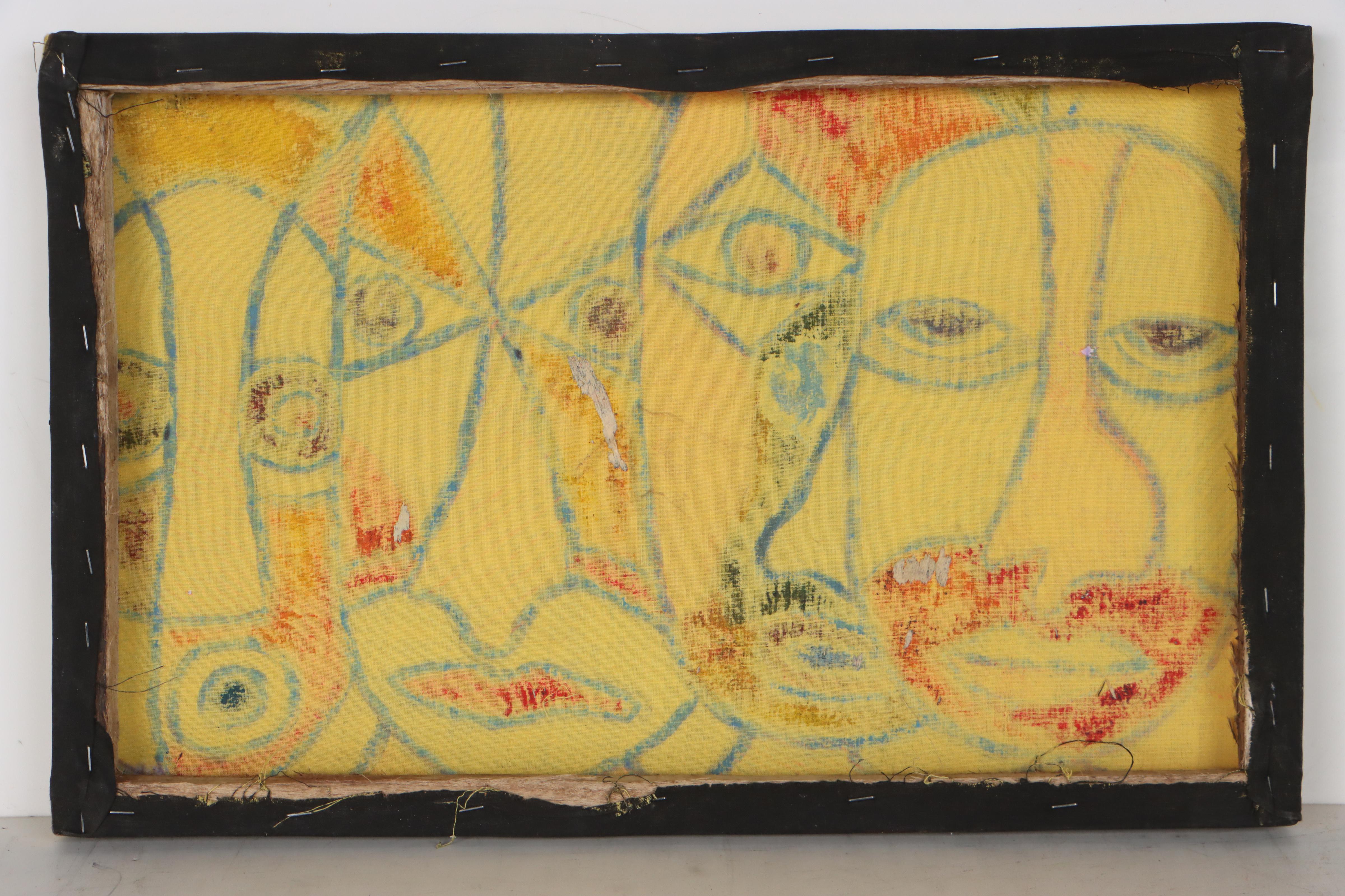 Kayode Buraimoh Mixed Media Painting, 2013