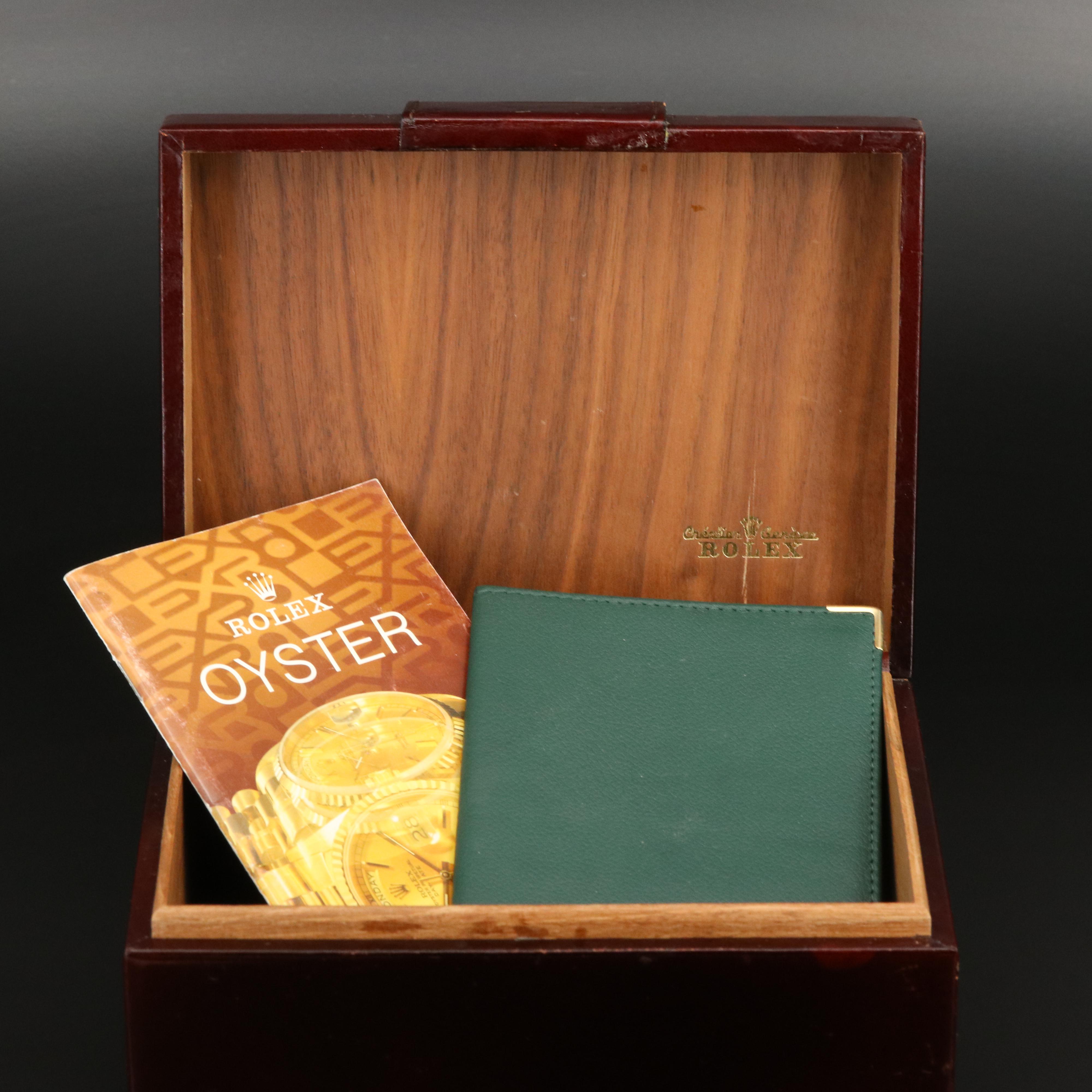 Rolex Leather and Wood Box