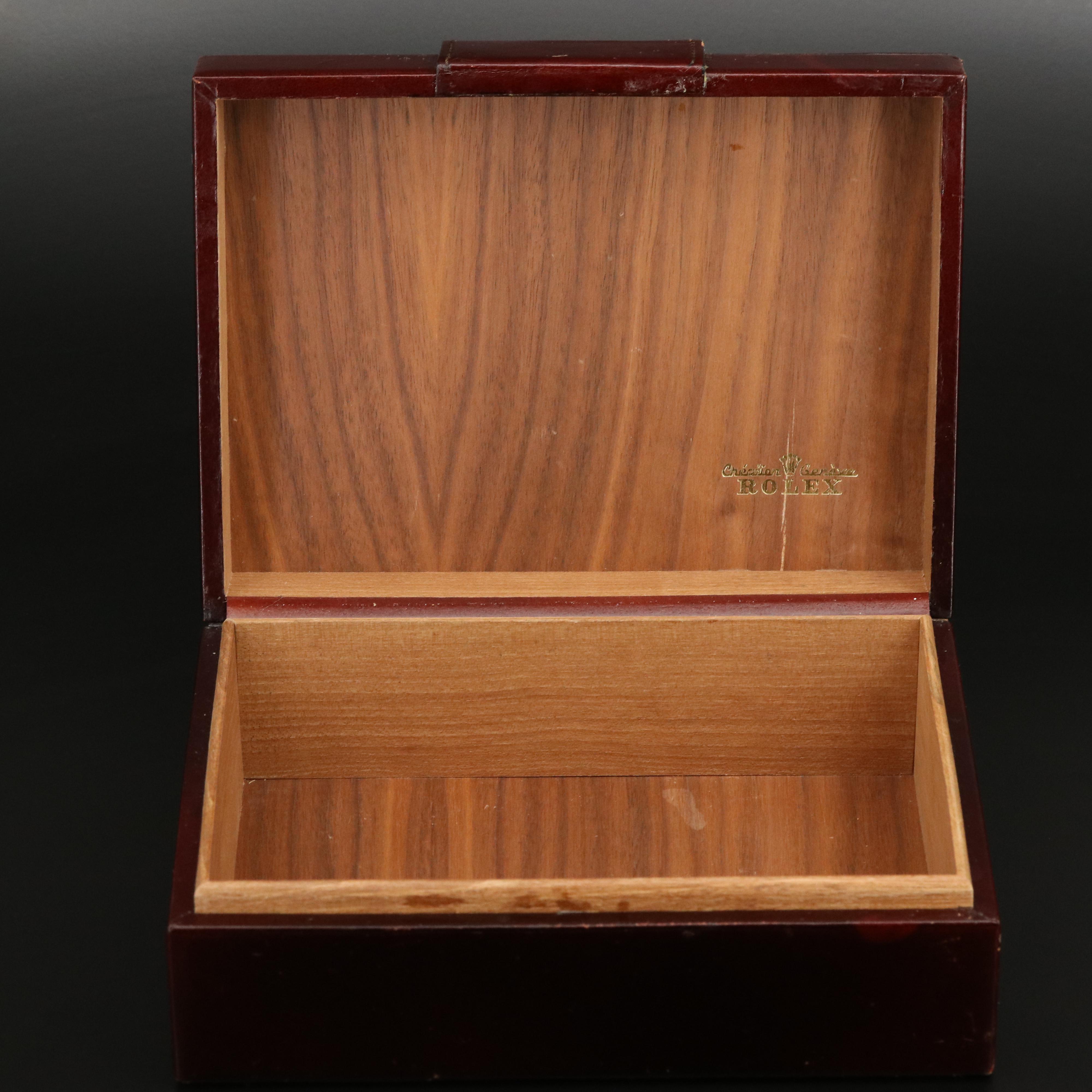 Rolex Leather and Wood Box