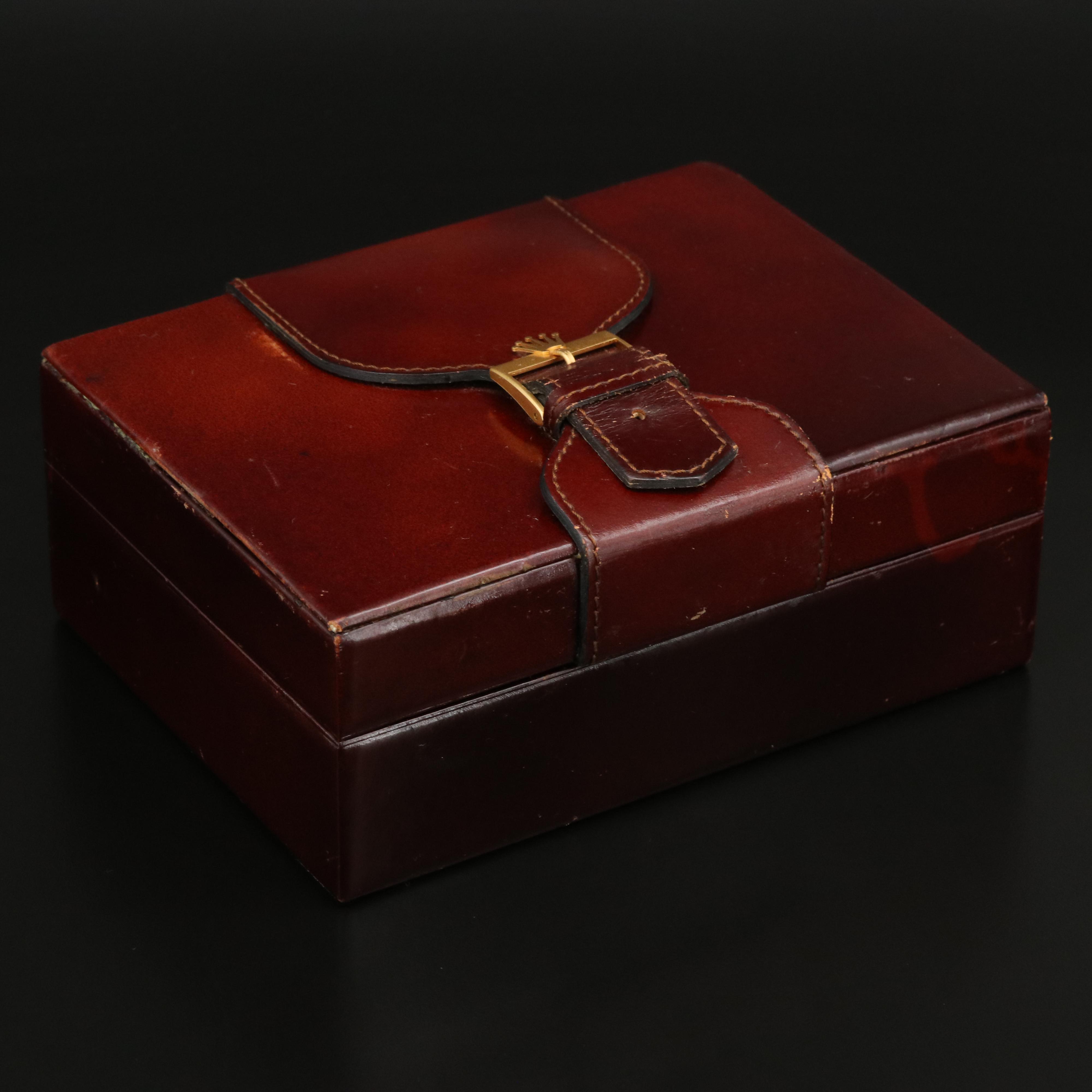 Rolex Leather and Wood Box