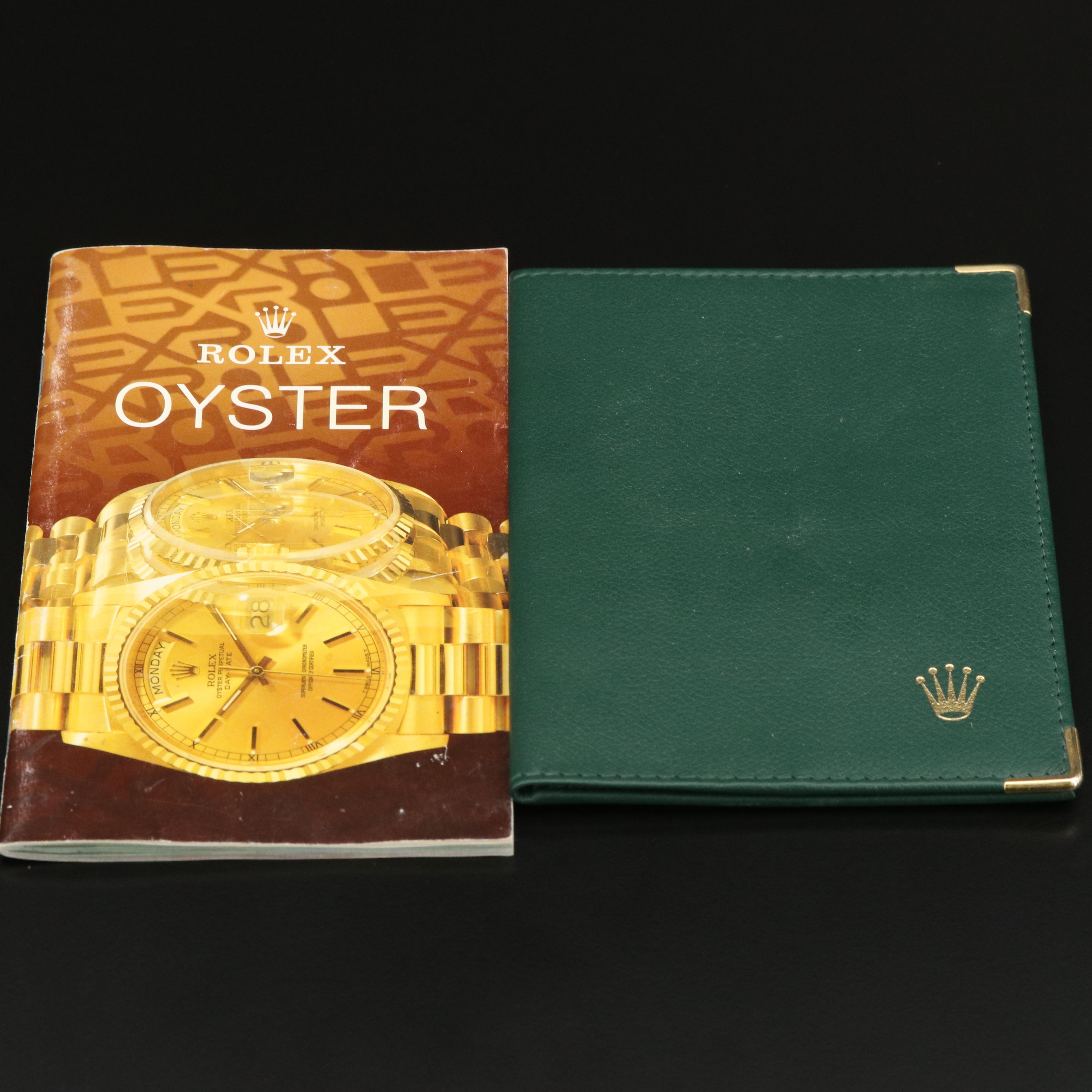 Rolex Leather and Wood Box