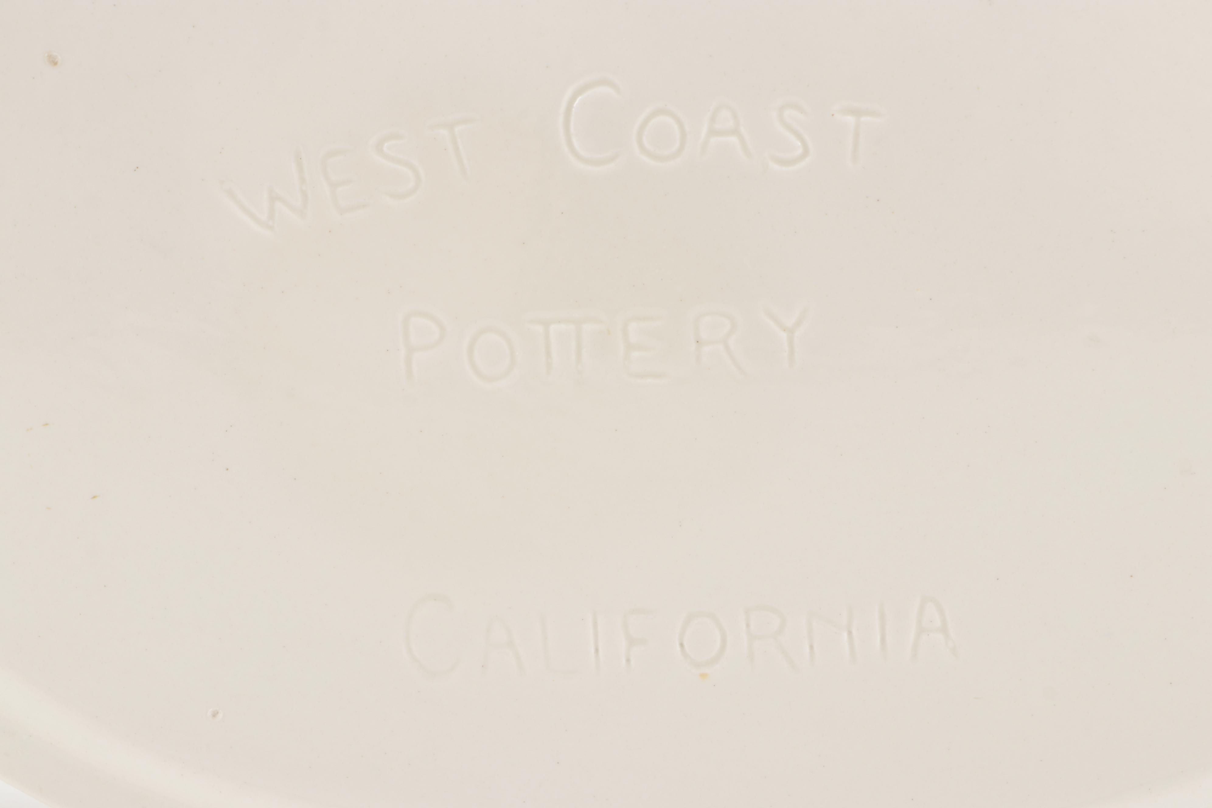 Gabriel Pasadena Pottery Winfield Pitcher with West Coast Pottery Tray