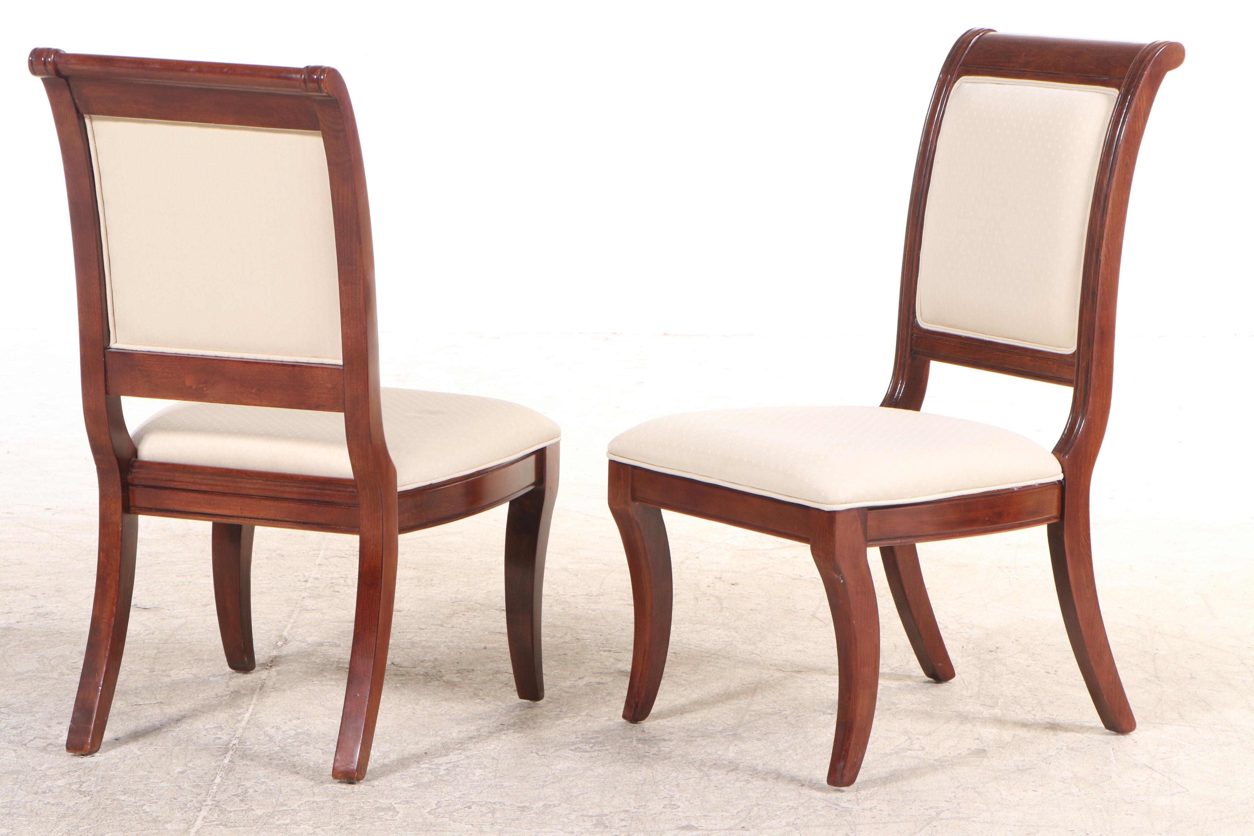 Six Lacquer Craft Mfg. Co. for Universal Regency Style Dining Chairs