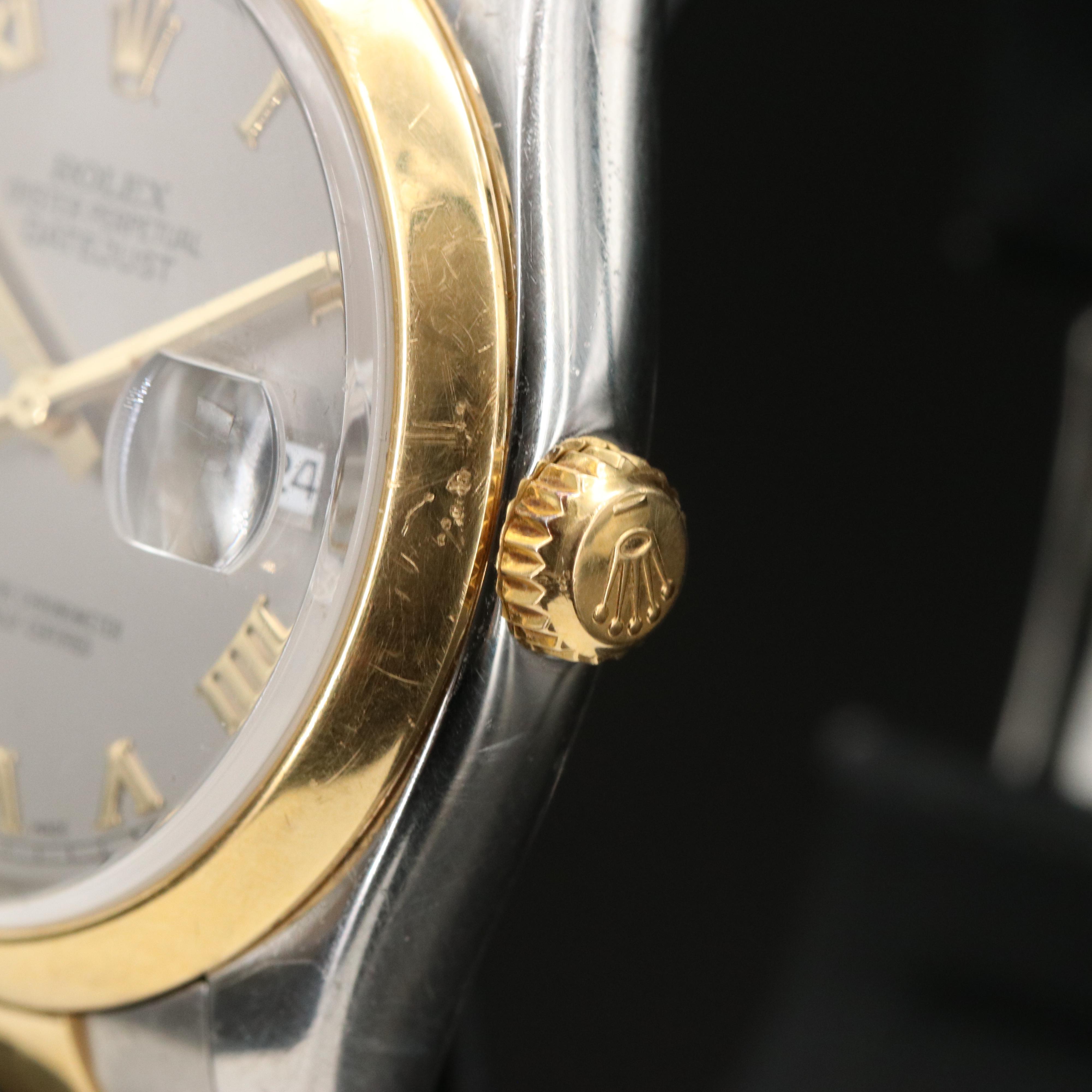 2005 - 2006 Rolex Datejust Roman Slate Dial Watch