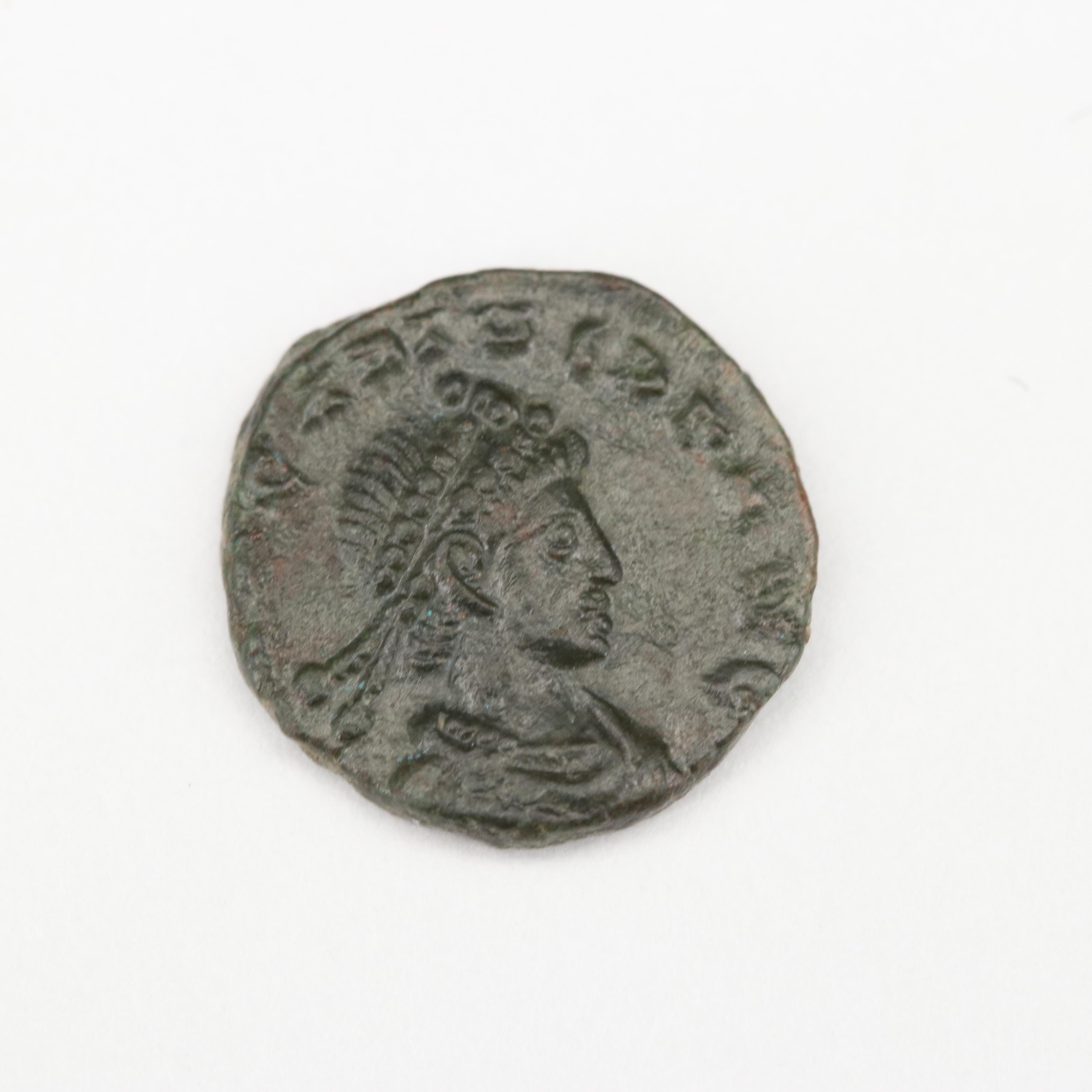 Ancient Roman Imperial AE4 Coin of Arcadius, ca. 390 AD