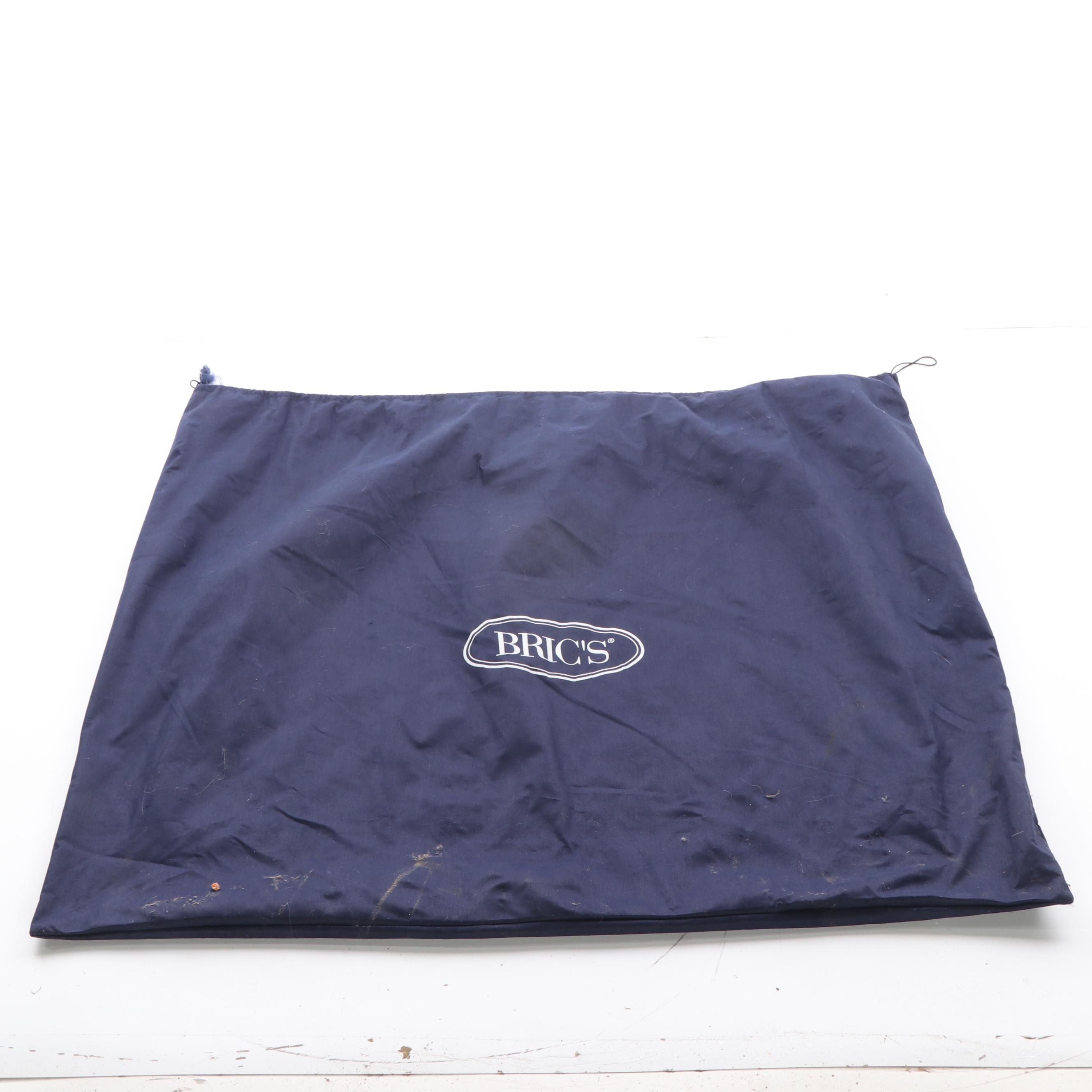 Bric's Life Collection 28" Wheeled Suitcase in Sueded Coated Canvas and Leather