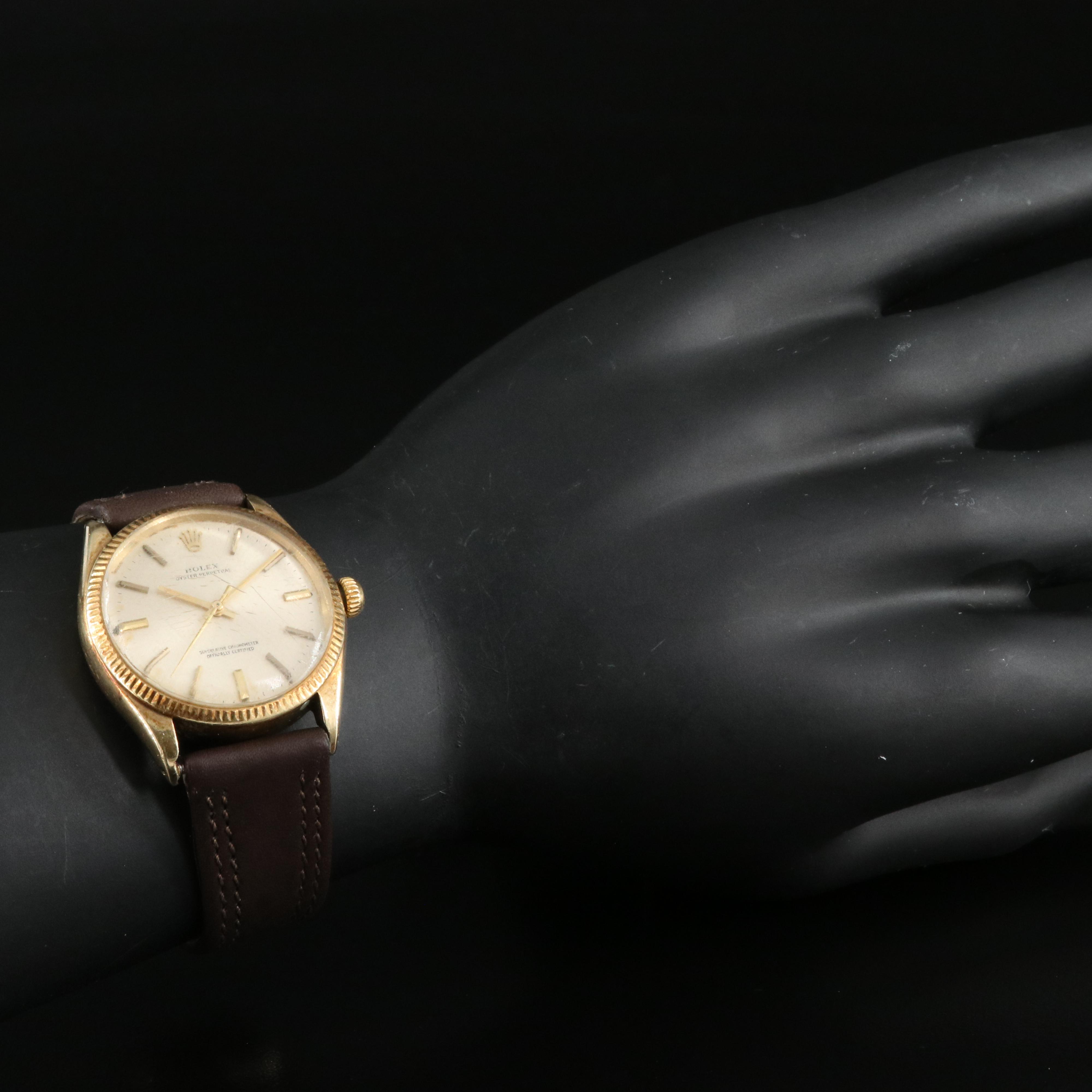 1969 14K Rolex Oyster Perpetual Watch