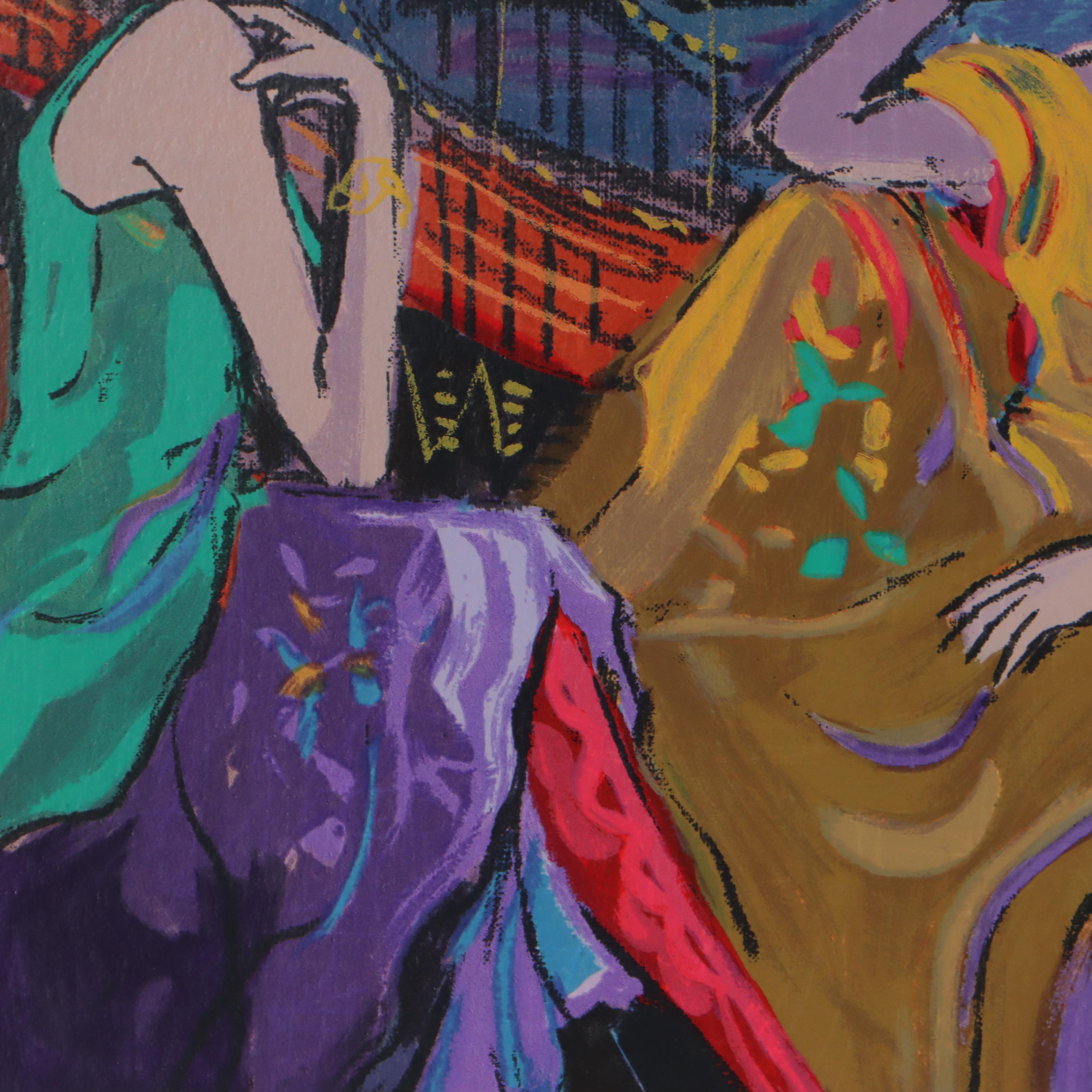 Isaac Maimon Serigraph "San Francisco," 1992