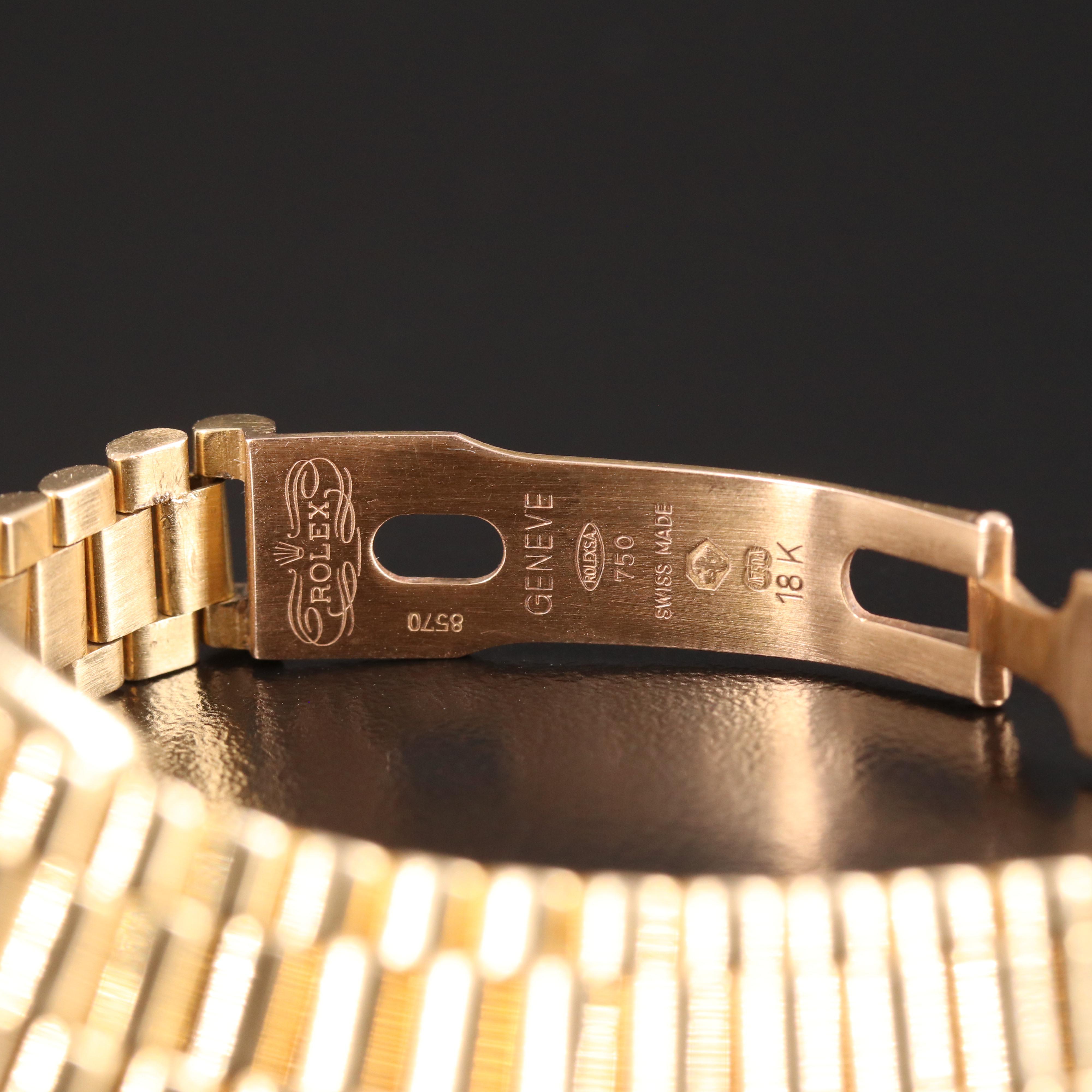 1996 Rolex Presidential Datejust 1.44 CTW Diamond Bezel and 18K Watch