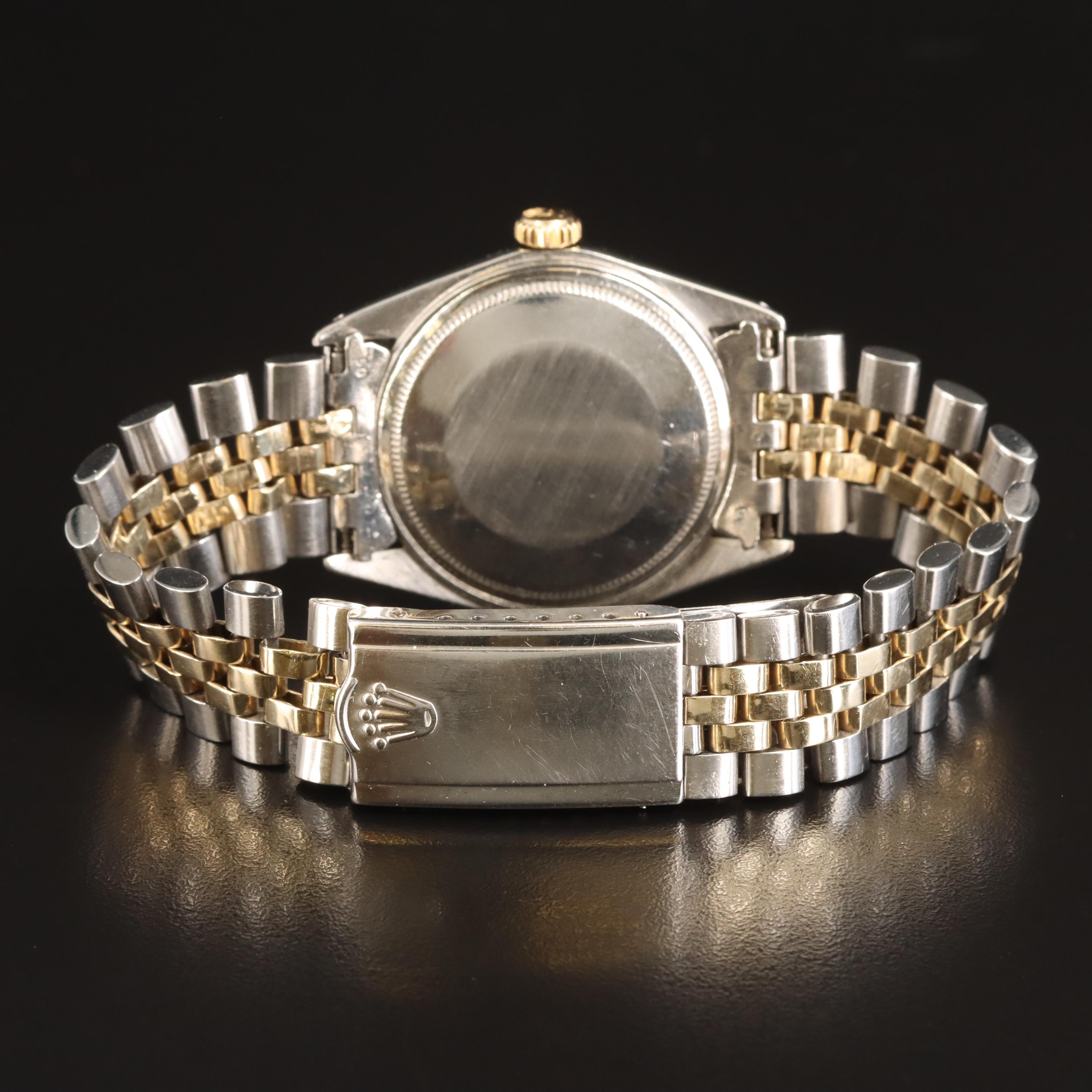 1972 Rolex Oyster Perpetual Datejust 14K and Stainless Steel Watch