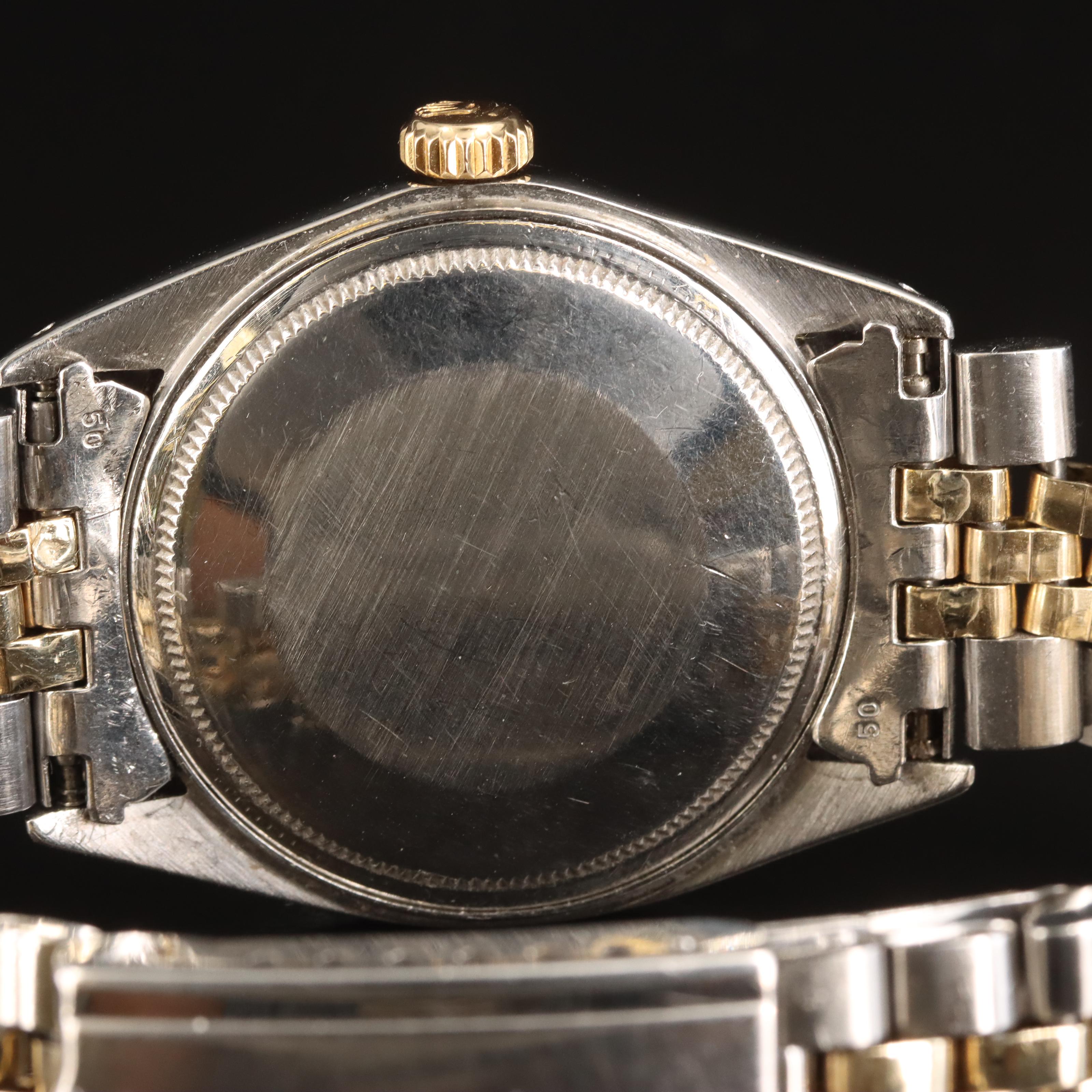 1972 Rolex Oyster Perpetual Datejust 14K and Stainless Steel Watch