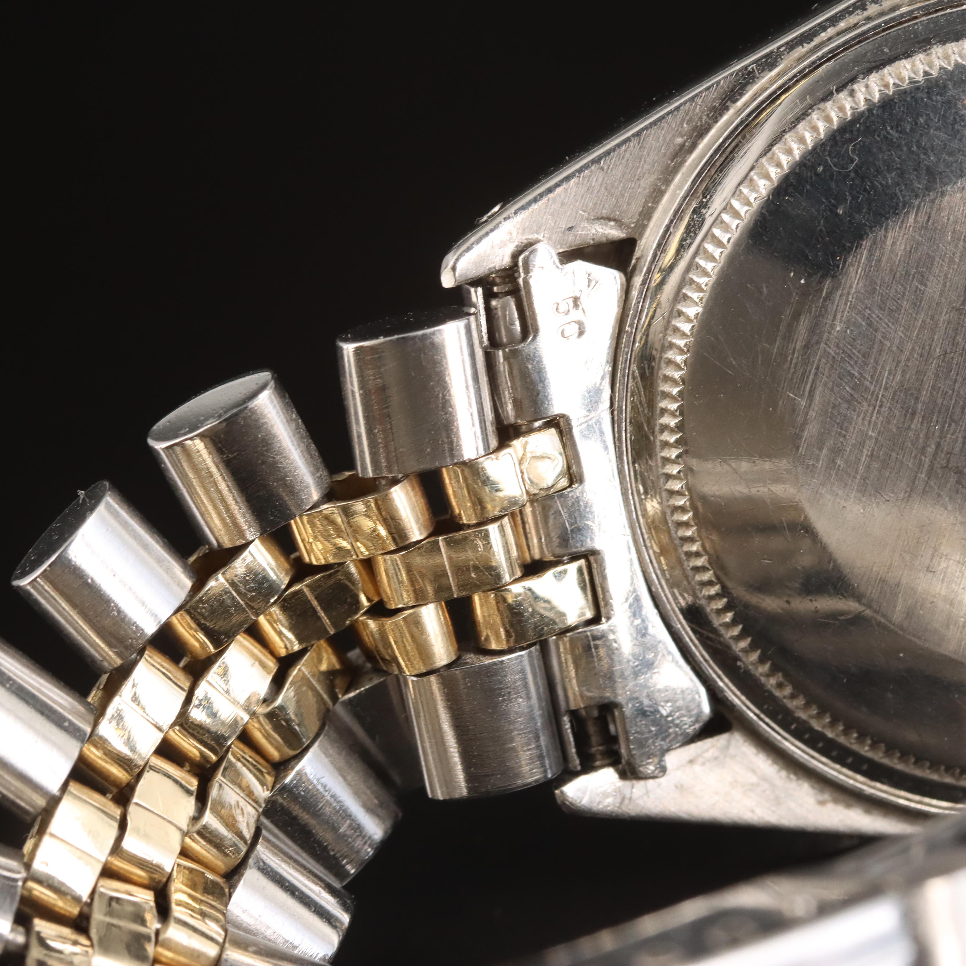 1972 Rolex Oyster Perpetual Datejust 14K and Stainless Steel Watch