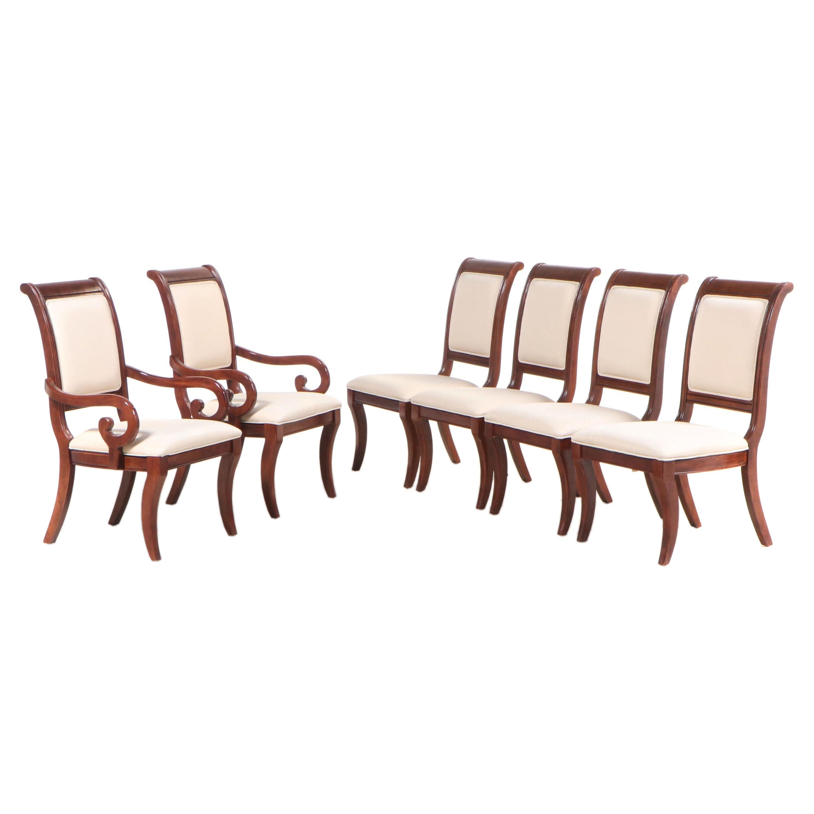 Six Lacquer Craft Mfg. Co. for Universal Regency Style Dining Chairs