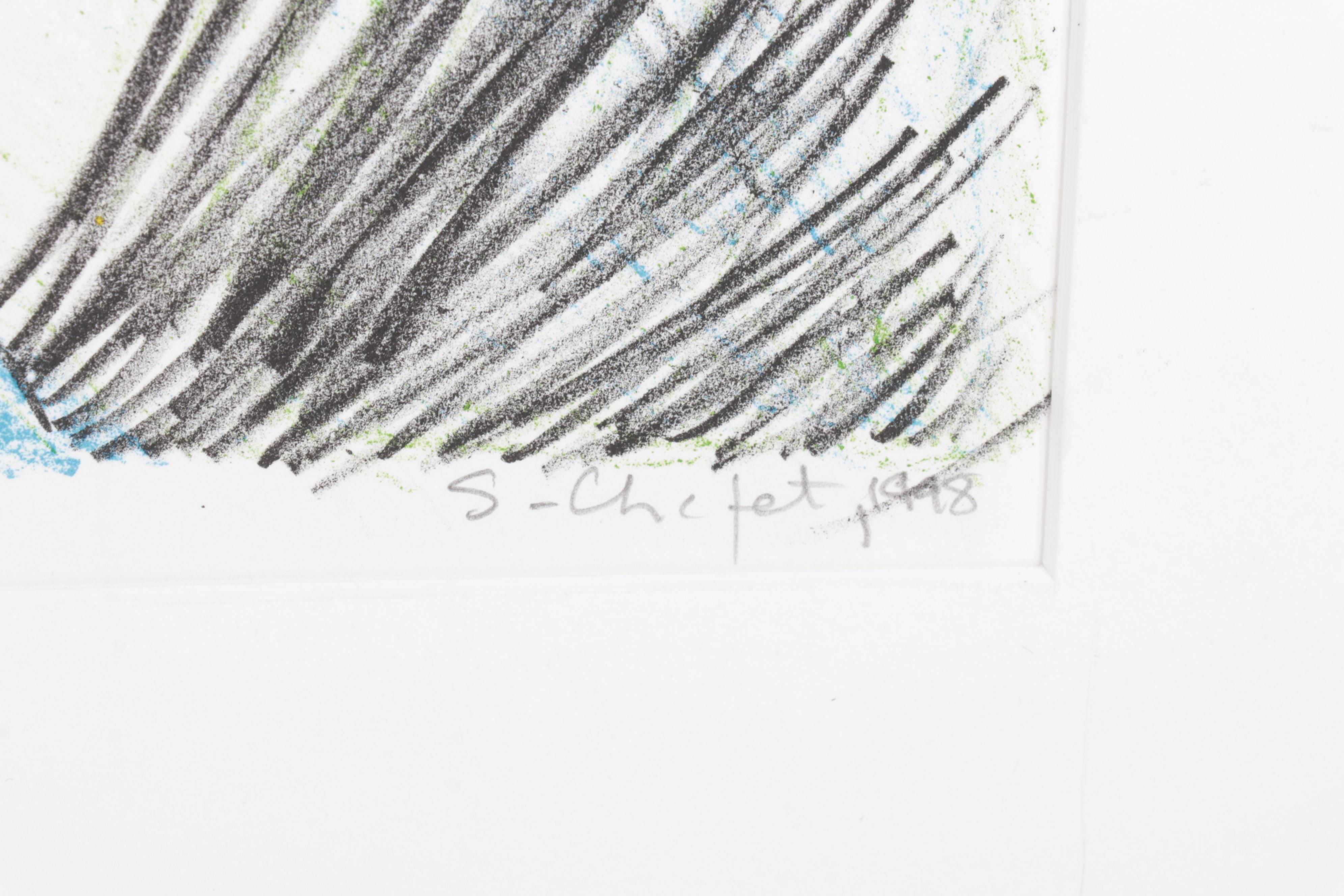 Sidney Chafetz Color Lithograph "Heavenly Bliss," 1998