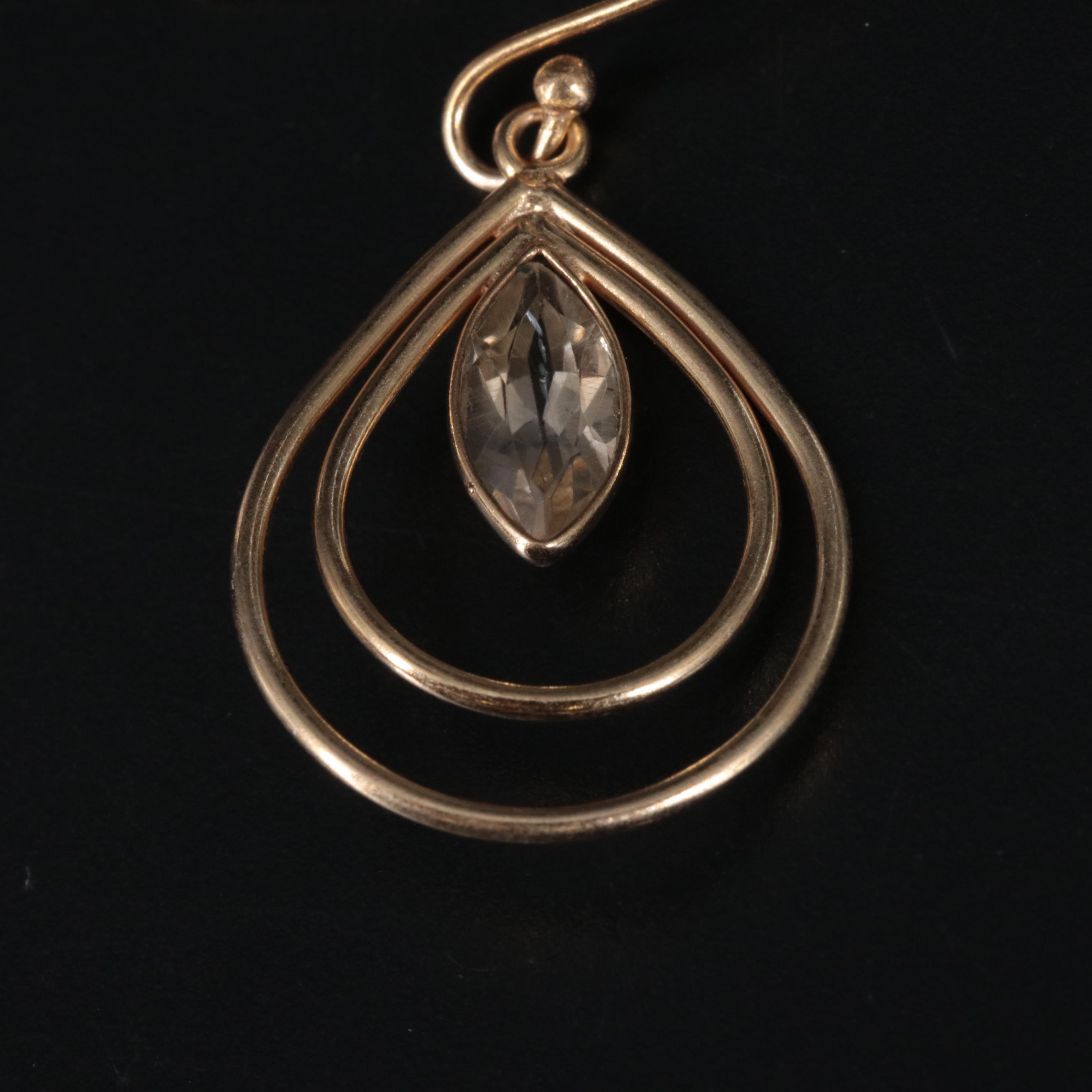 Citrine Dangle Earrings