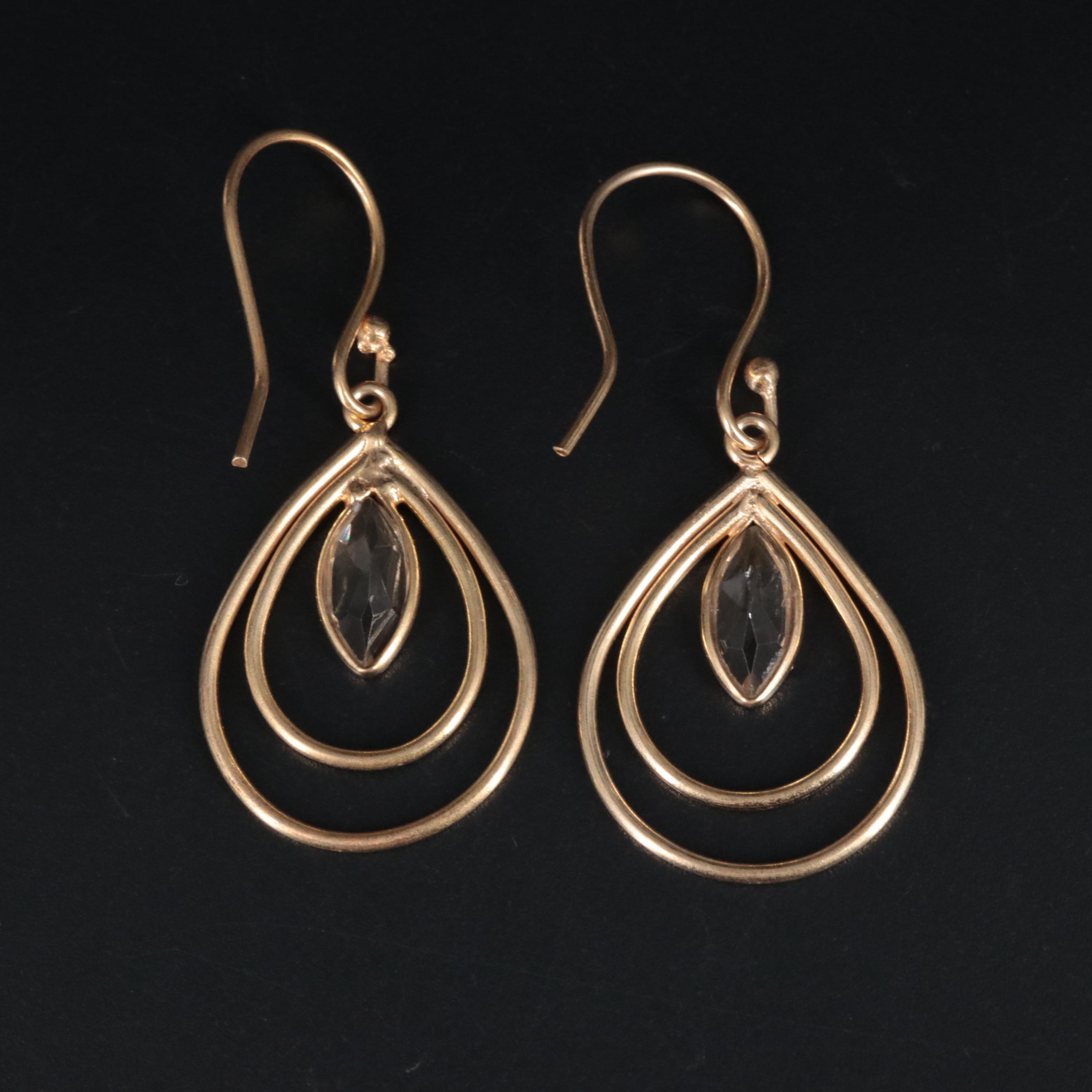 Citrine Dangle Earrings