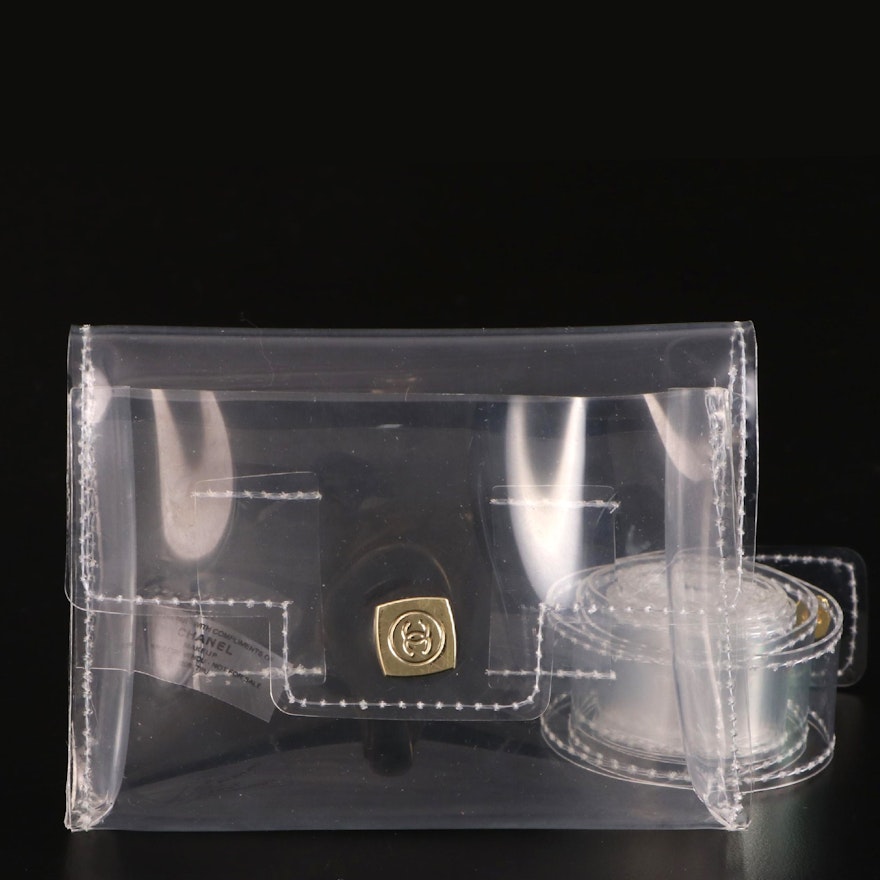 Chanel Promotional Makeup Belt Pouch in Clear Vinyl