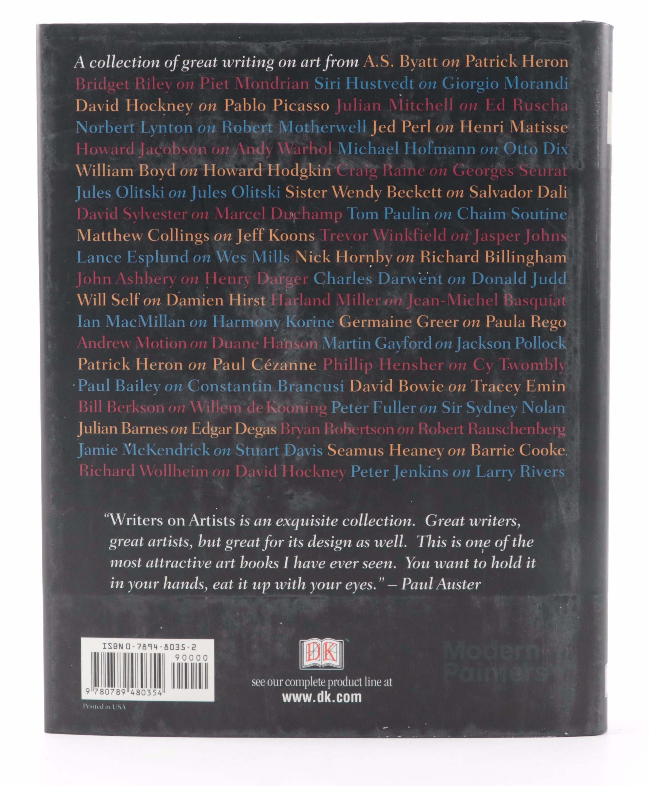 "Understanding Paintings" and "Writers on Artists" Reference Books