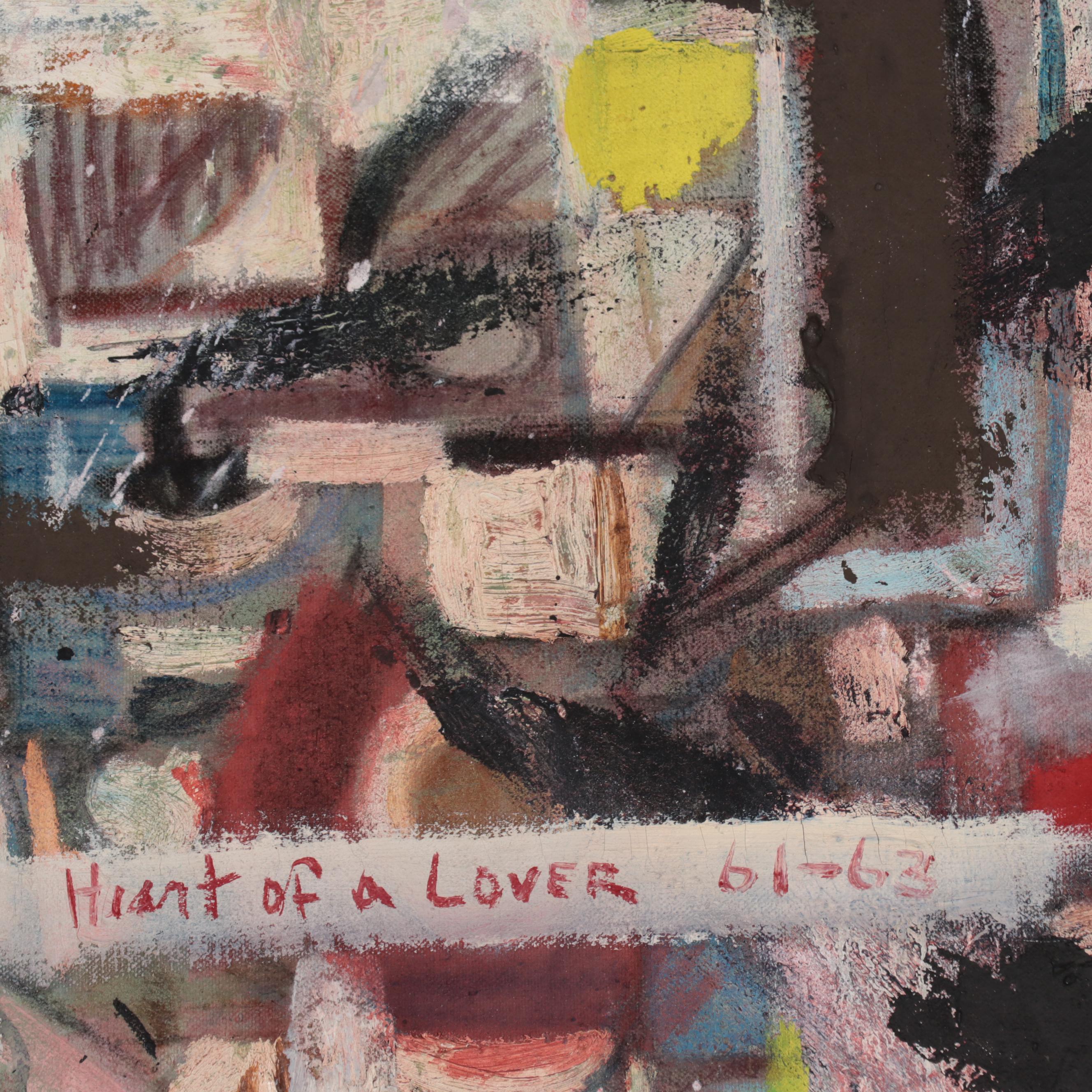 Harry Hilson Large-Scale Oil Painting From "Homage to Bartok" Series, 1963