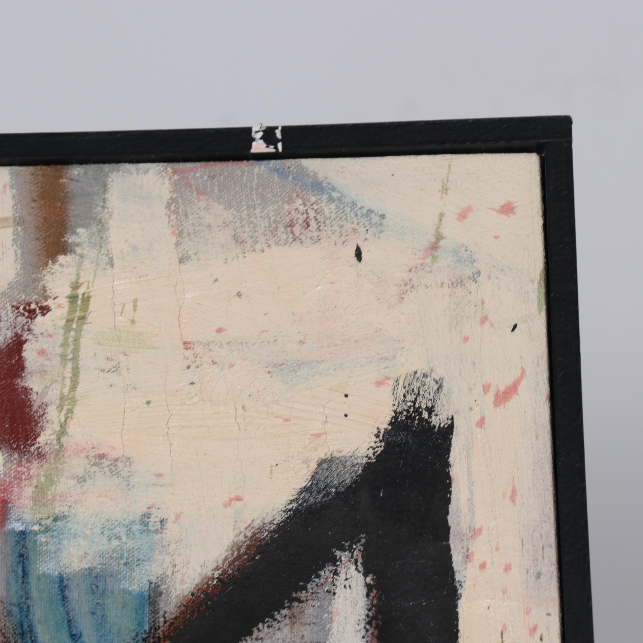 Harry Hilson Large-Scale Oil Painting From "Homage to Bartok" Series, 1963