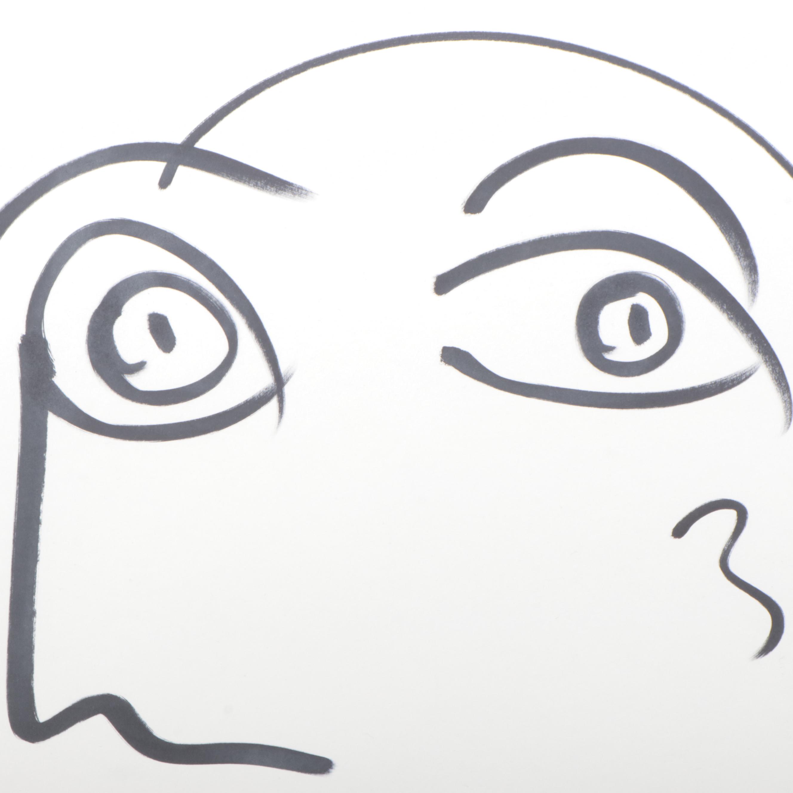 Peter Keil Abstract Ink Portraits