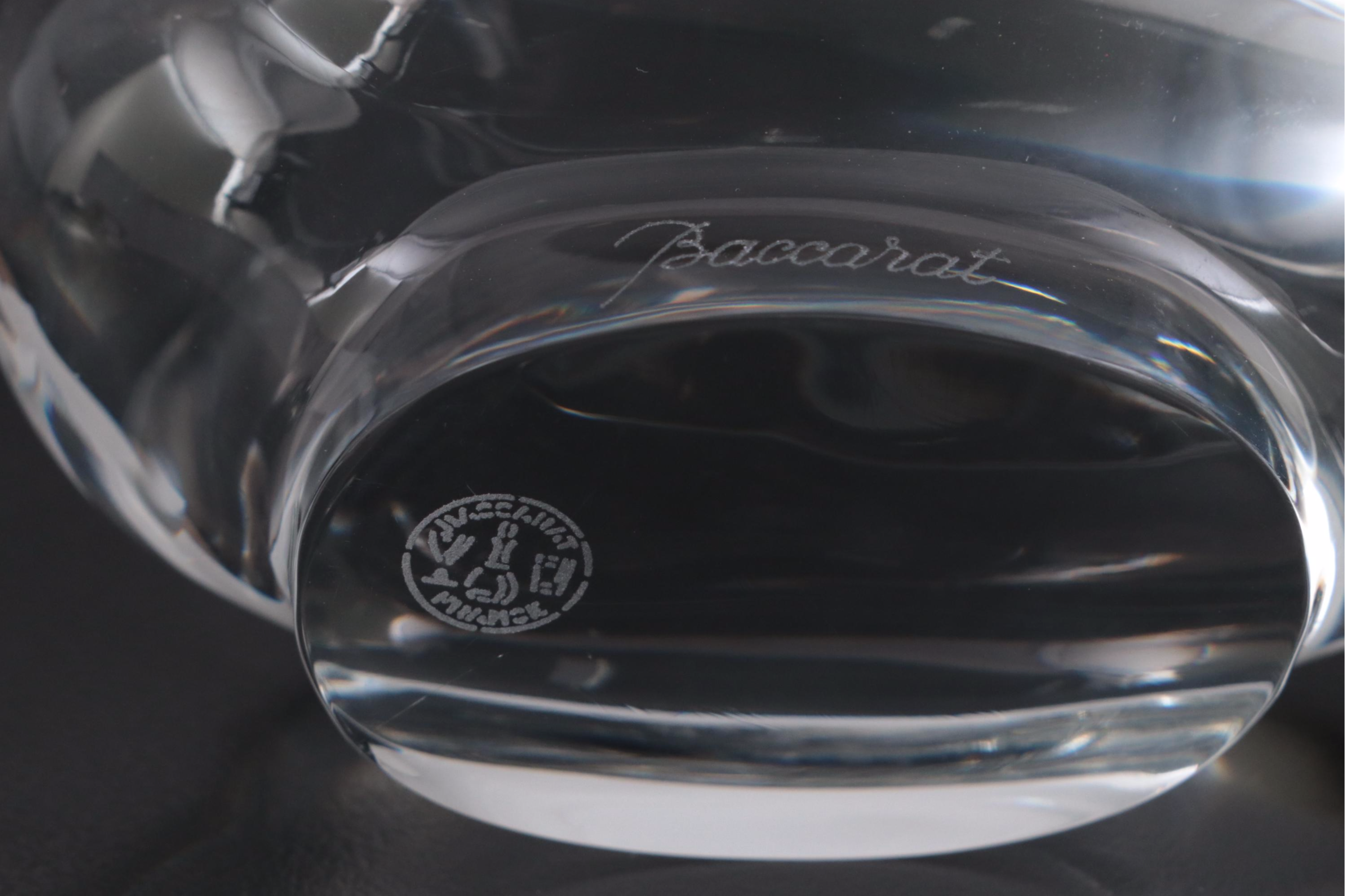 Baccarat "Pelican", "Owl" and "Turtle Dove" Crystal Figurines