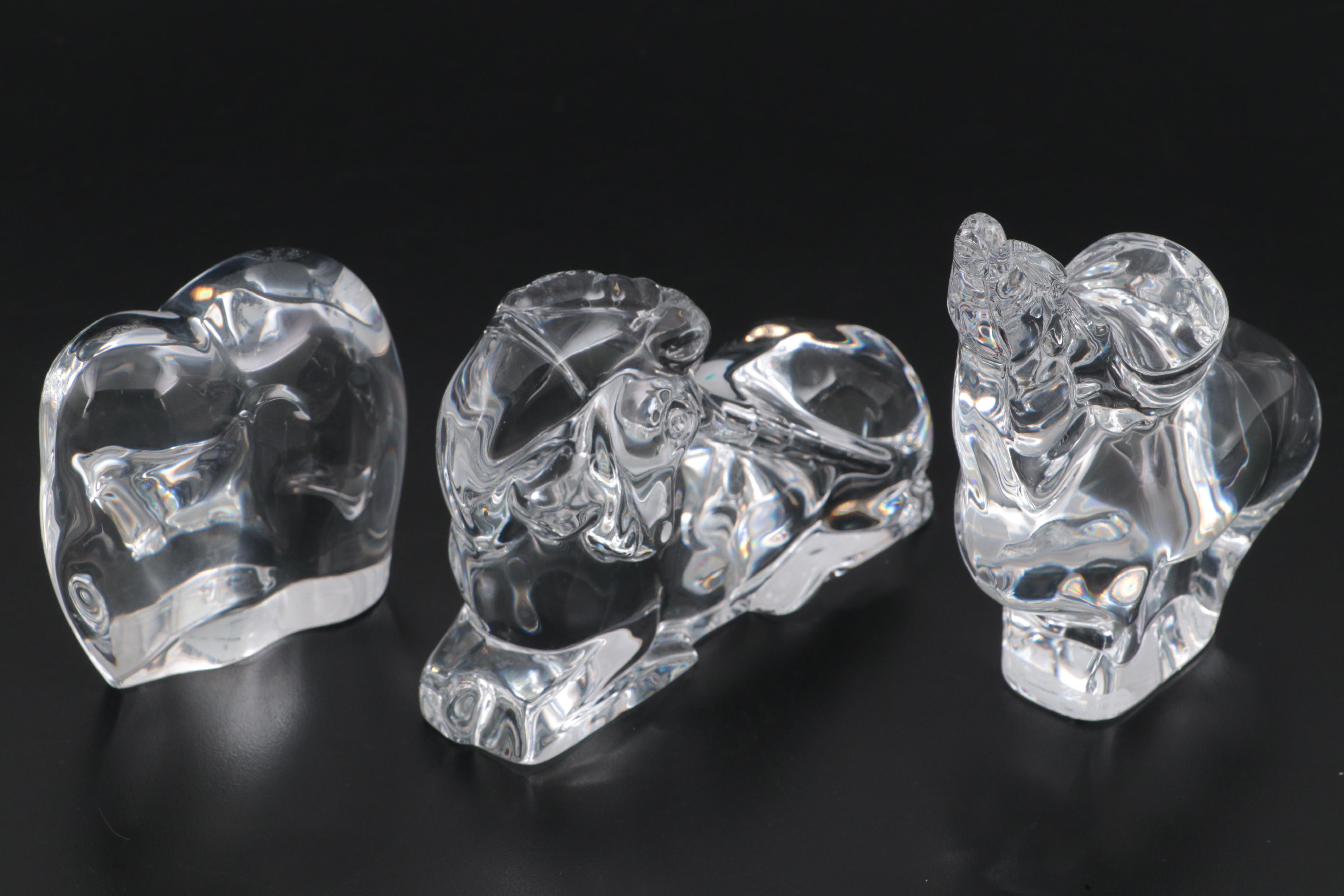 Baccarat "Unicorn" and More Crystal Animal Figurines