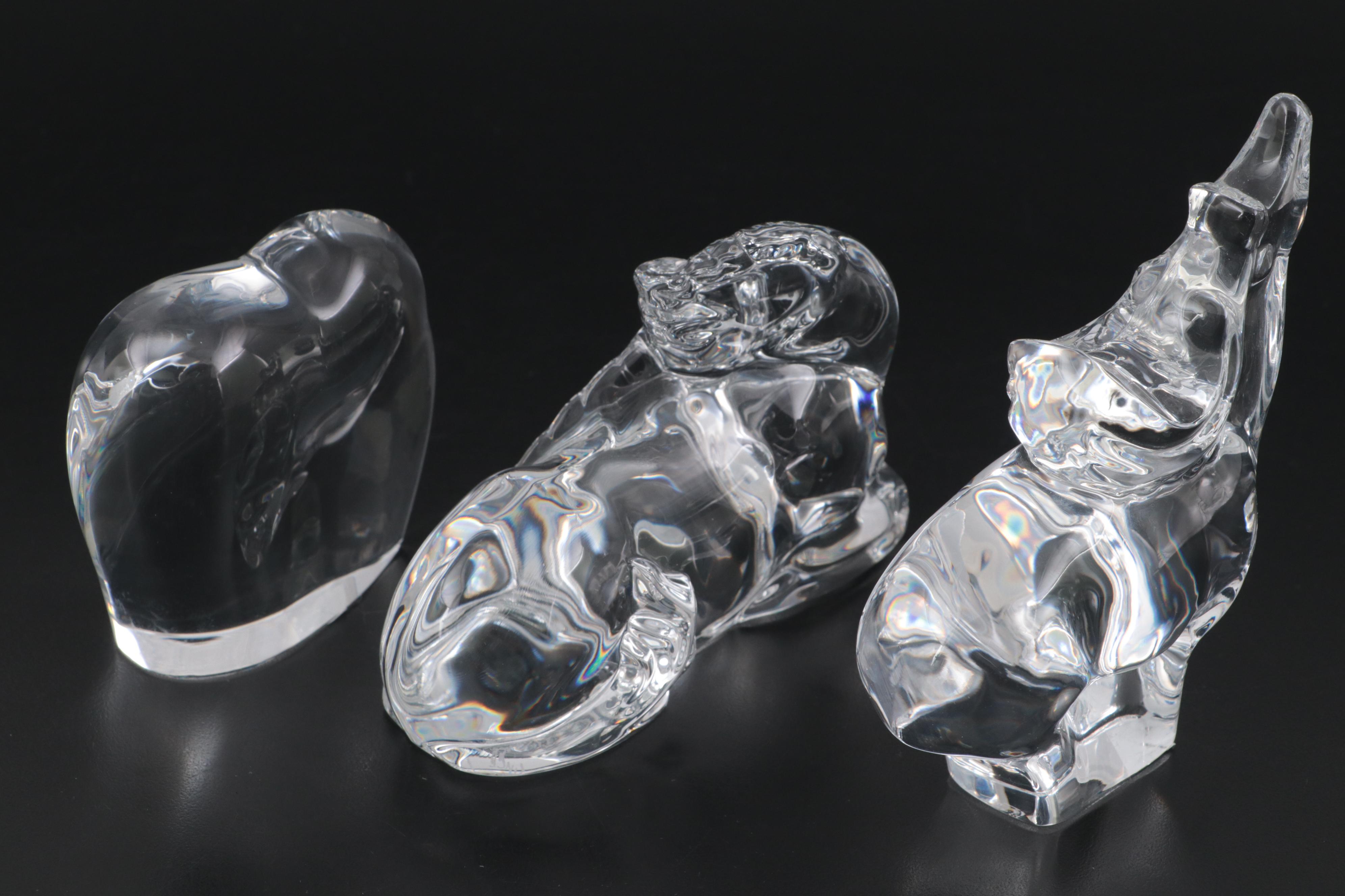 Baccarat "Unicorn" and More Crystal Animal Figurines