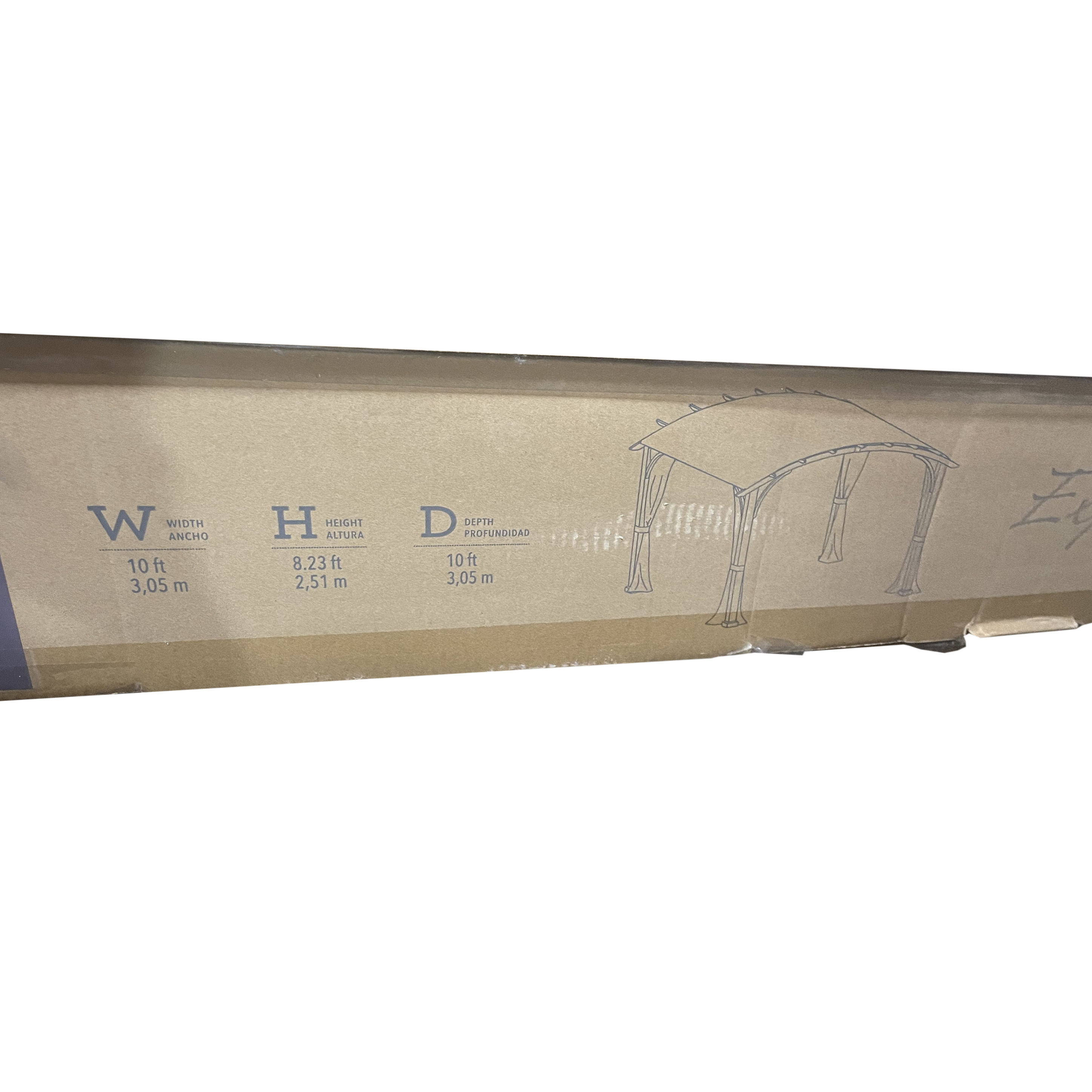 Allen + Roth Freestanding Pergola with Canopy