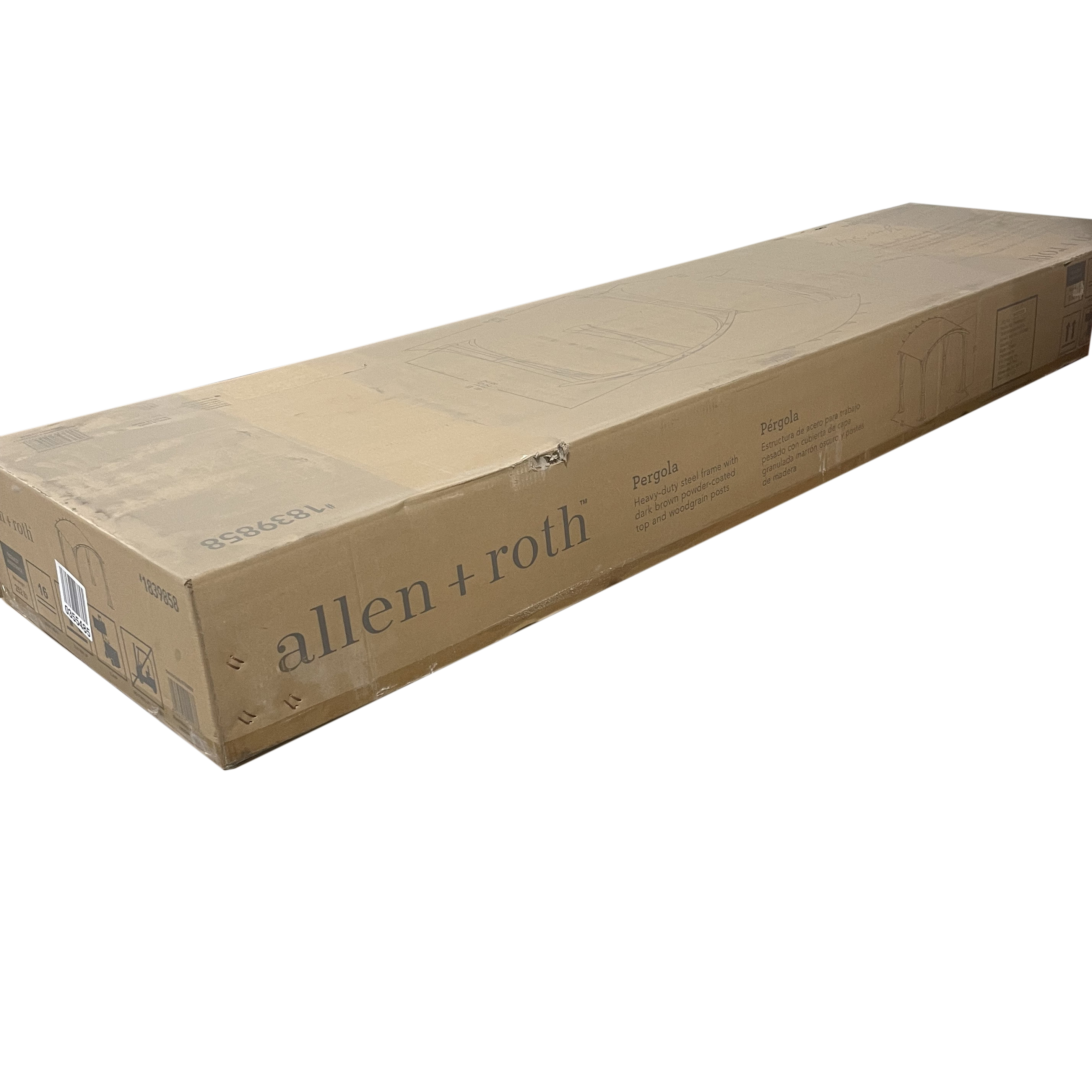 Allen + Roth Freestanding Pergola with Canopy