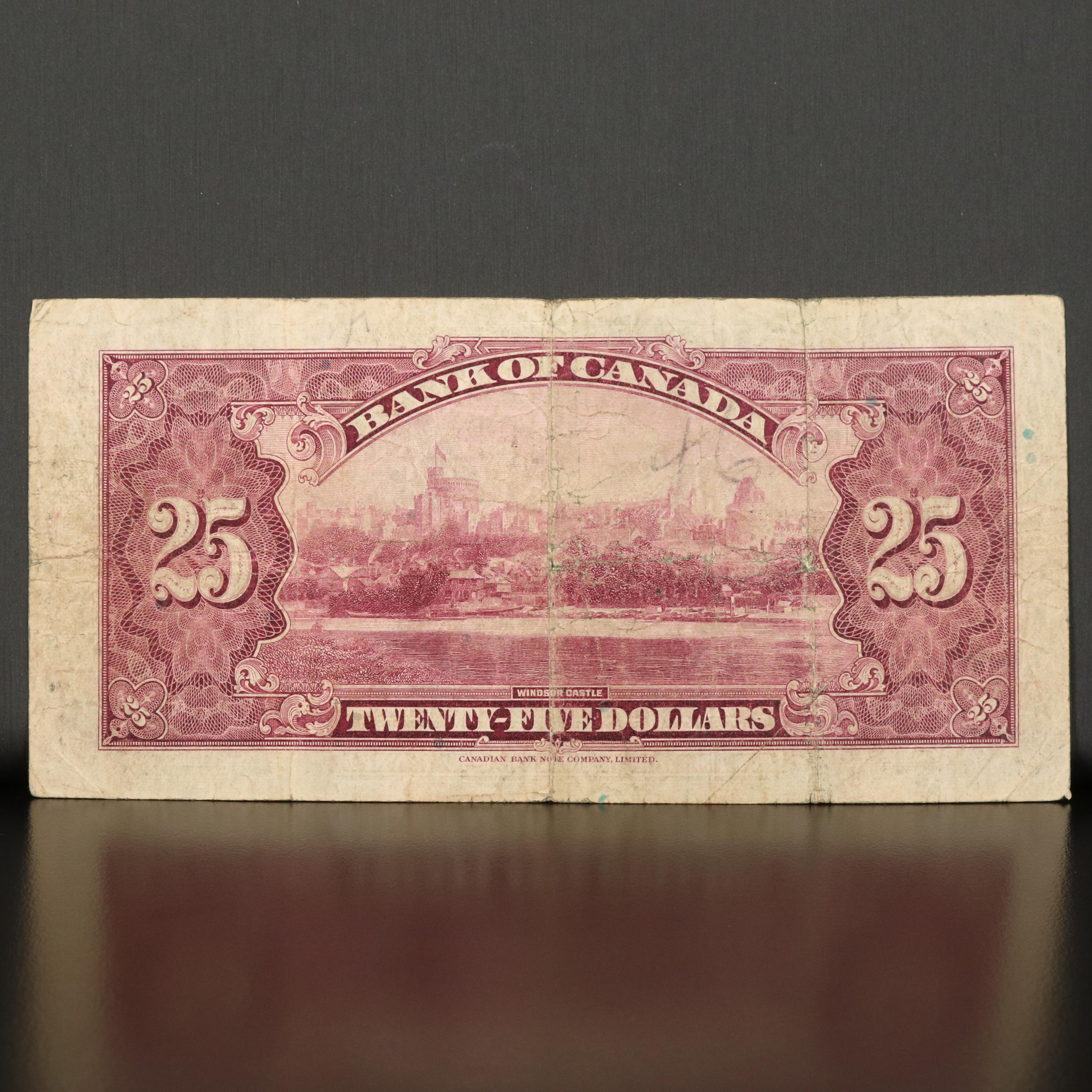 Canada 1935 Twenty-Five Dollar Note