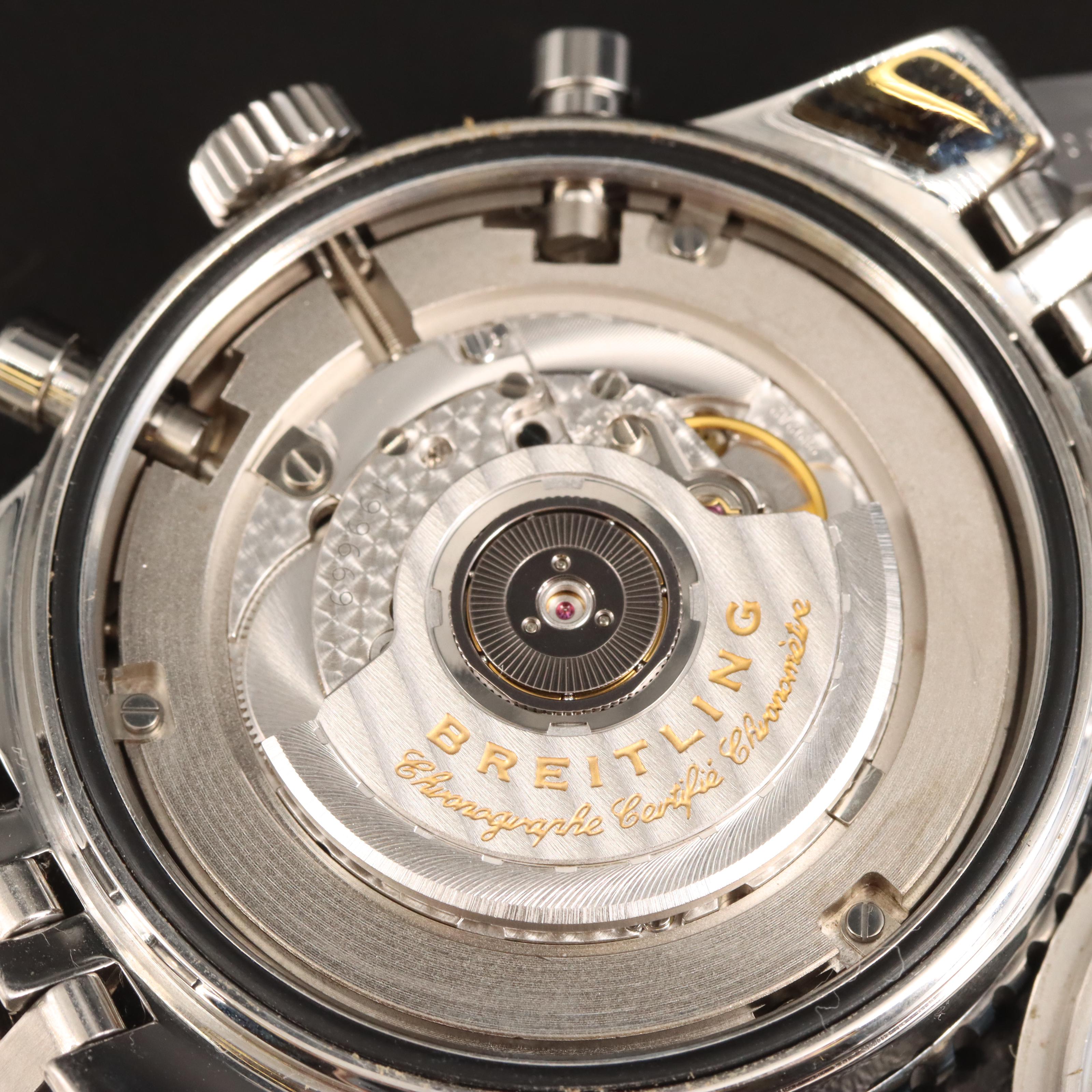 Breitling Navitimer Heritage Blue Dial 43mm Stainless Steel Automatic Watch