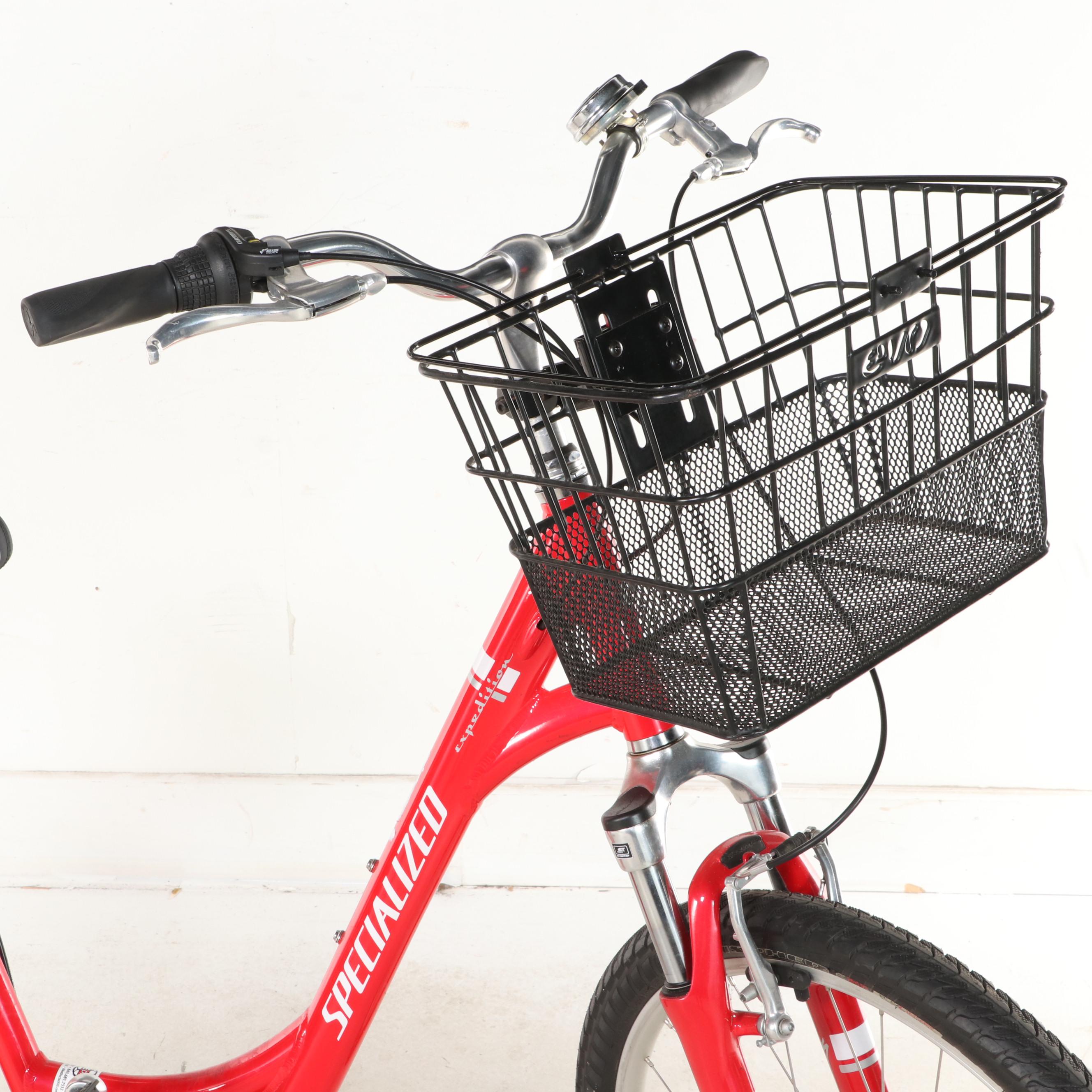 Women's Specialized Expedition Red Frame Cruiser Bicycle