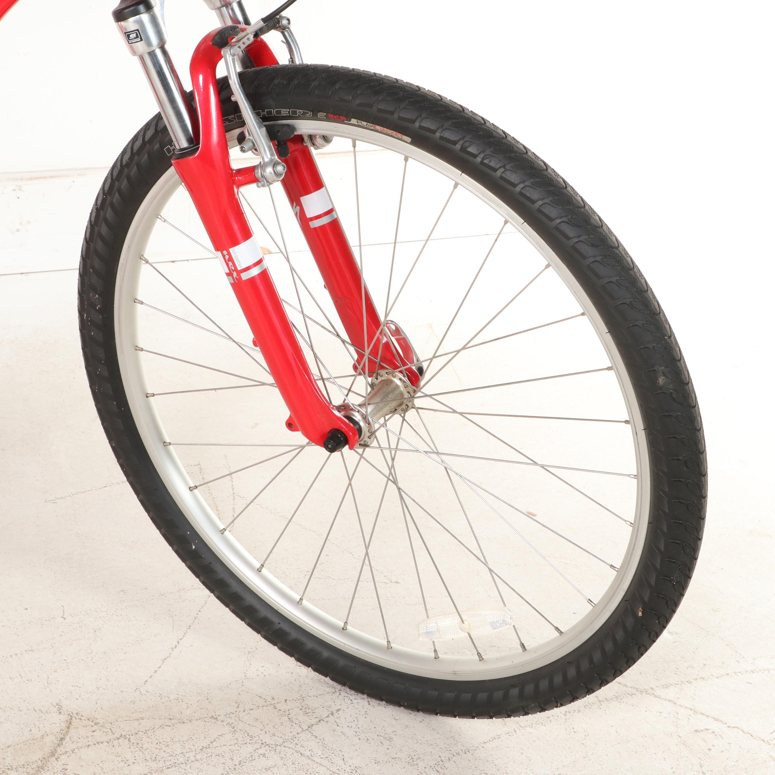 Women's Specialized Expedition Red Frame Cruiser Bicycle