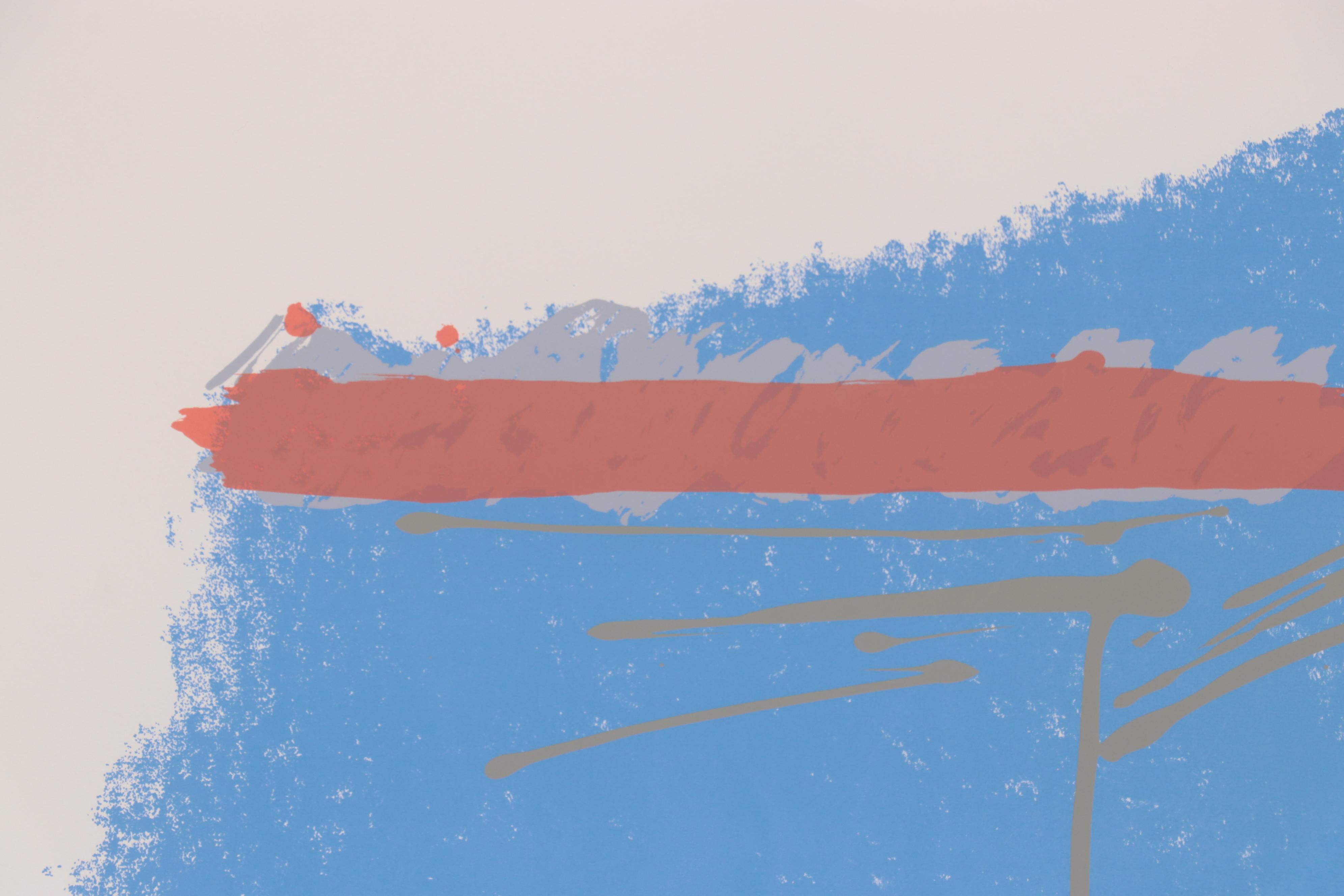 Dan Christensen Abstract Serigraph