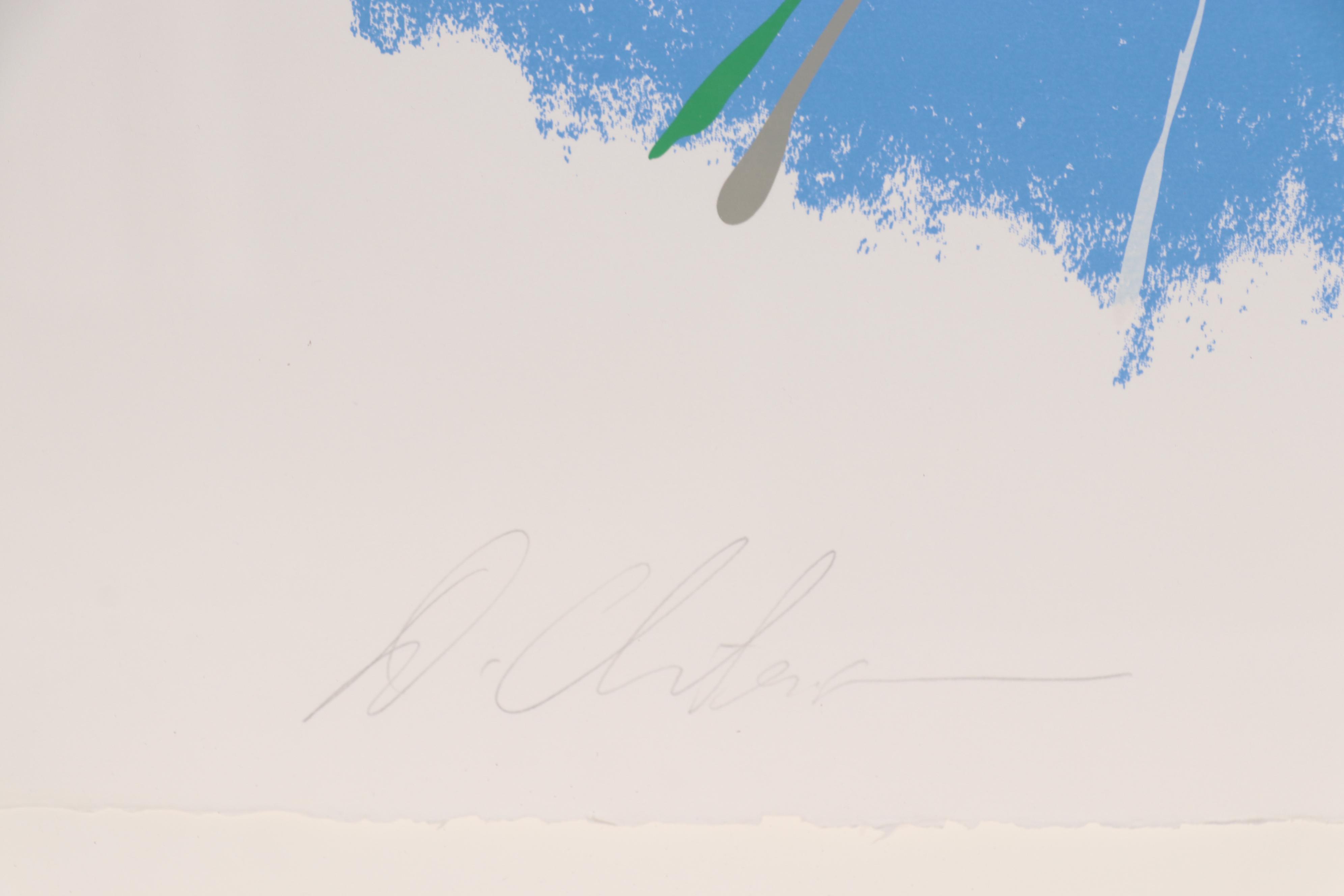 Dan Christensen Abstract Serigraph