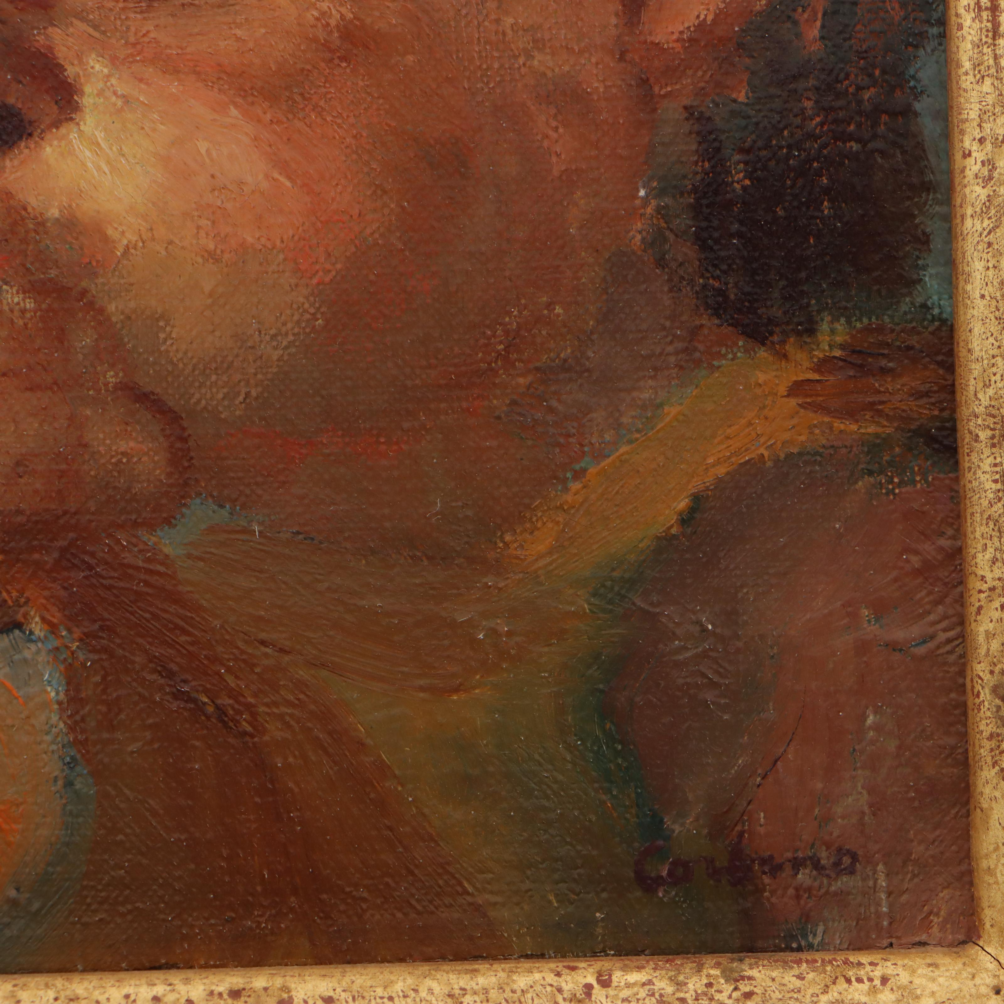 Jon Corbino Portrait Oil Painting of Child, Circa 1935