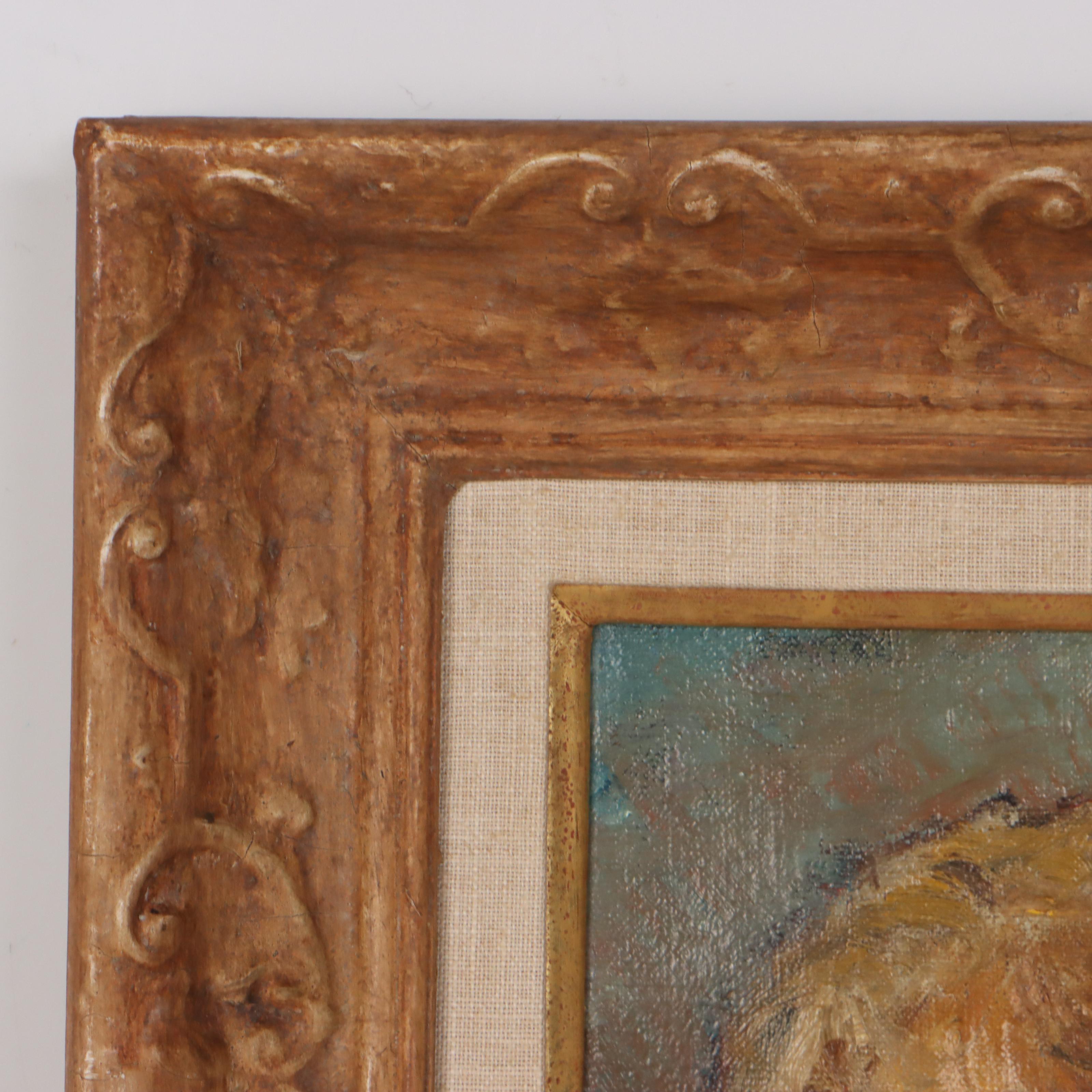 Jon Corbino Portrait Oil Painting of Child, Circa 1935