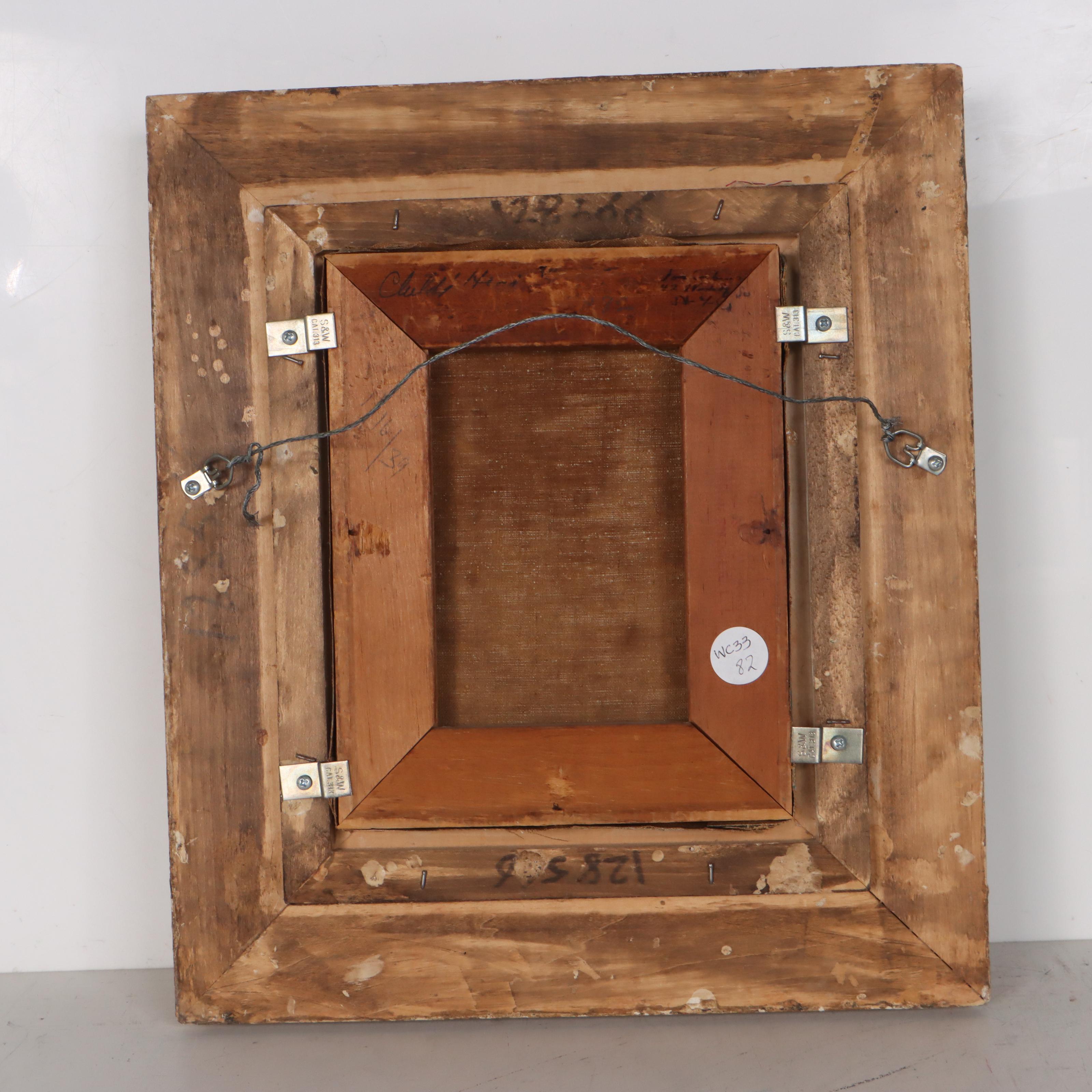 Jon Corbino Portrait Oil Painting of Child, Circa 1935