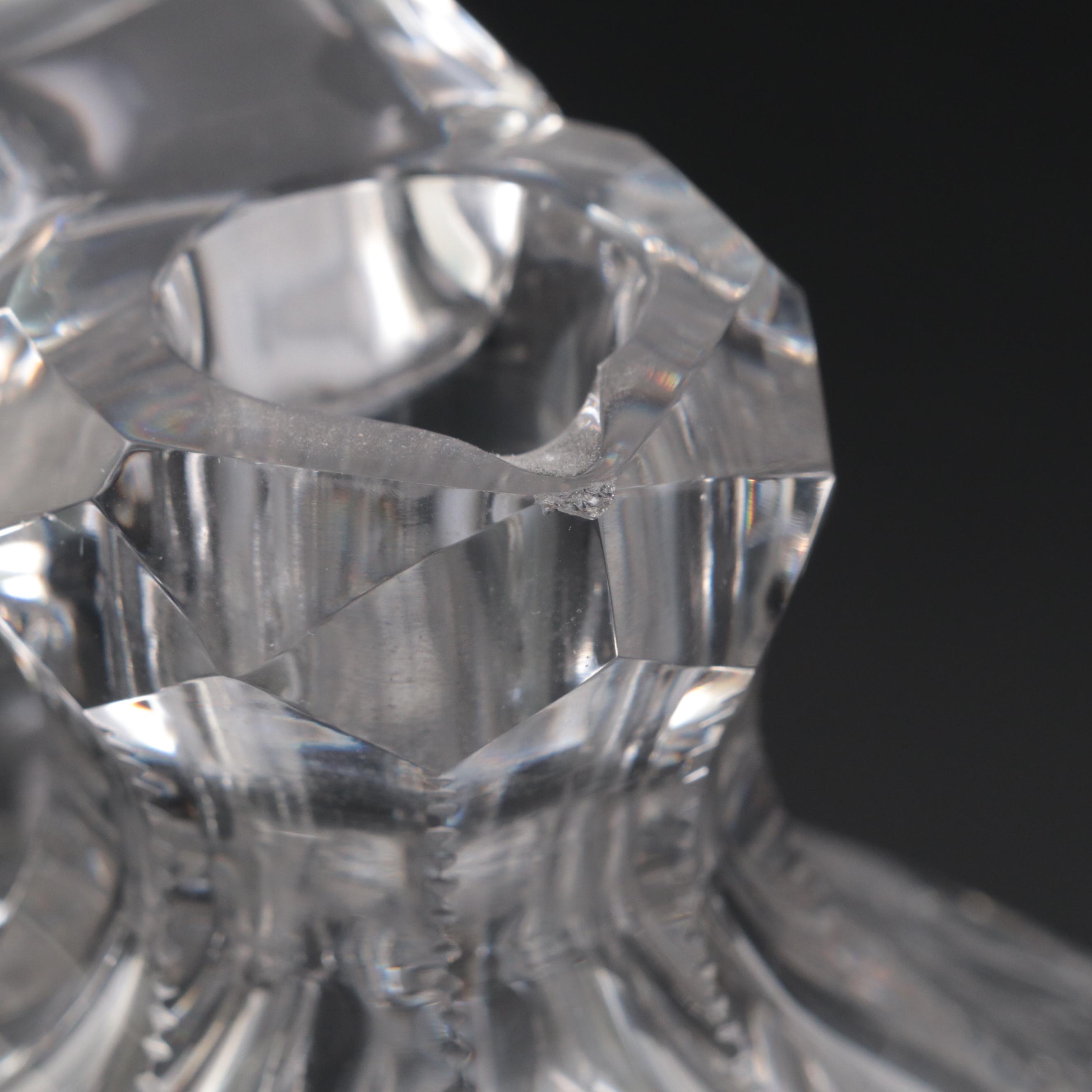 Libbey "Corona" American Brilliant Cut Glass Whiskey Decanter, circa 1906