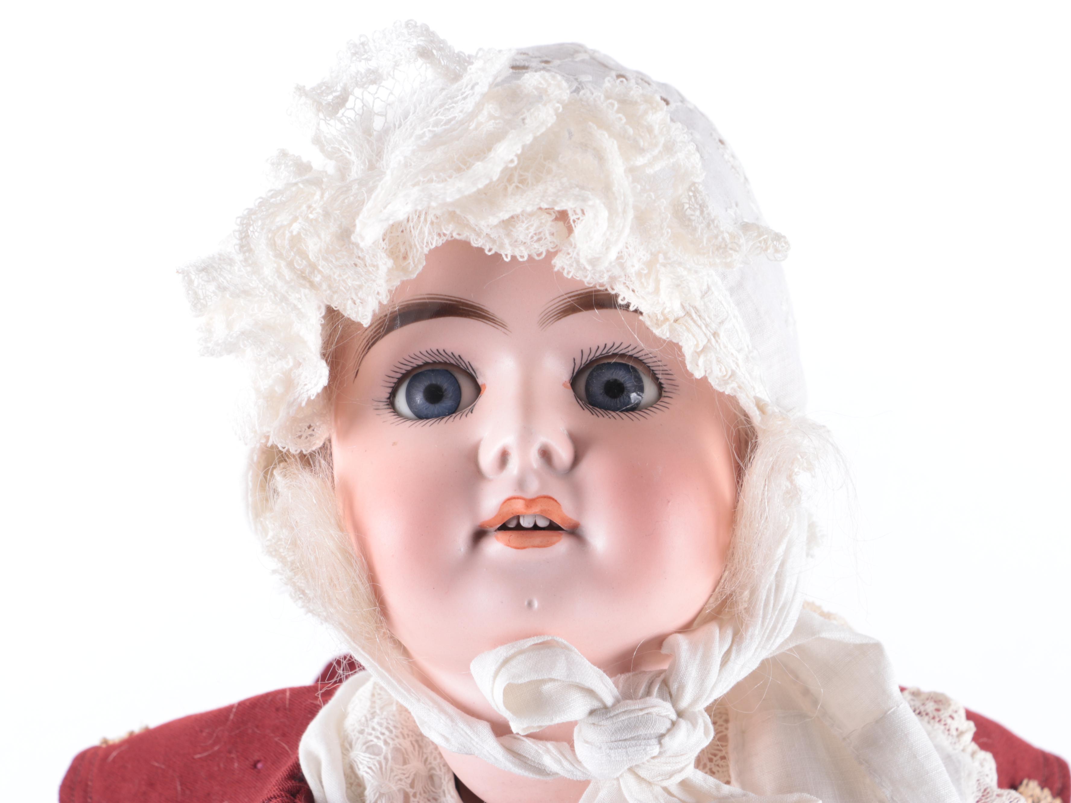 Schoenau & Hoffmeister Bisque and Composition Doll, Early 20th Century